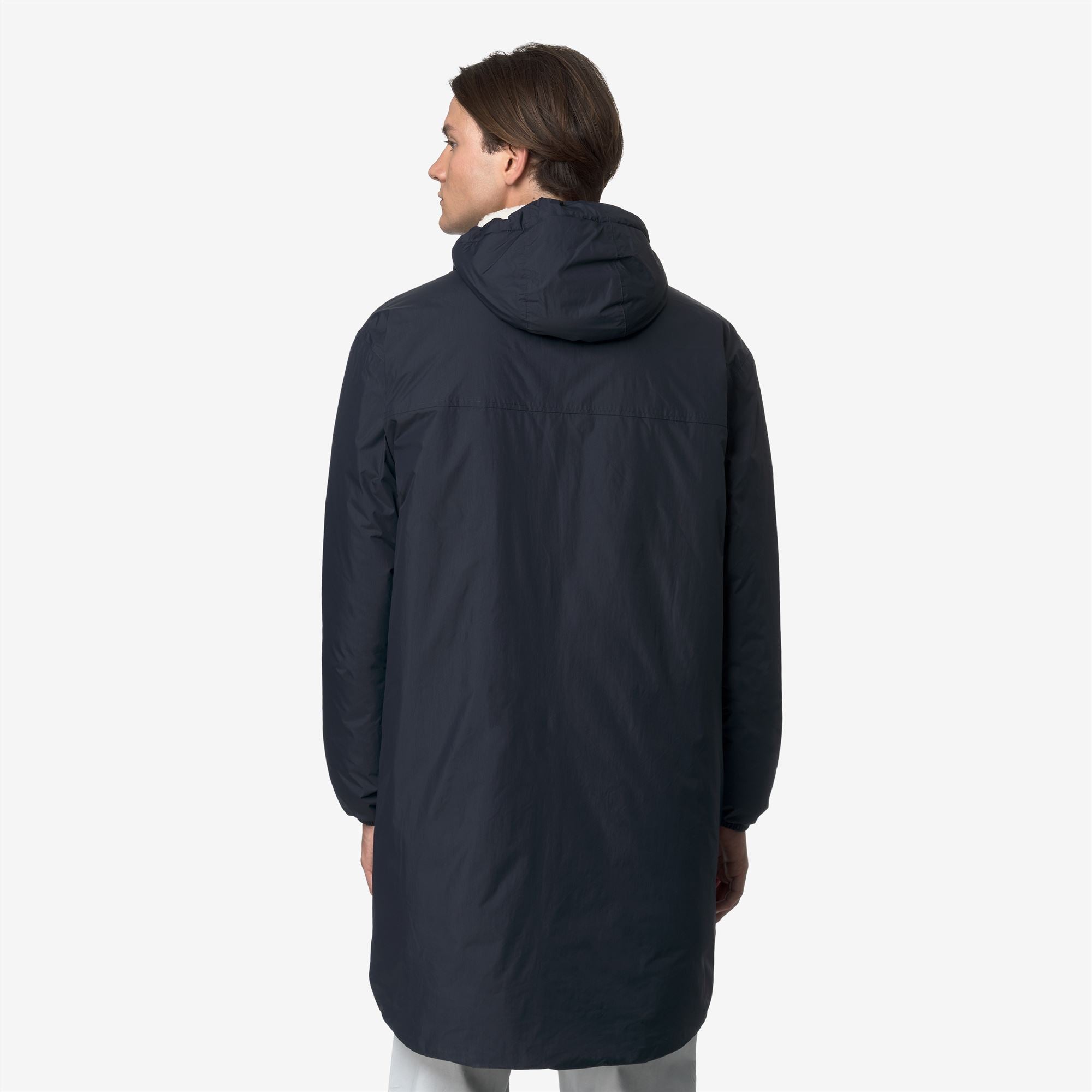 k-way-le-vrai-4-0-eiffel-east-orsetto-veste-3-4-unisexe-blue-depth image 2