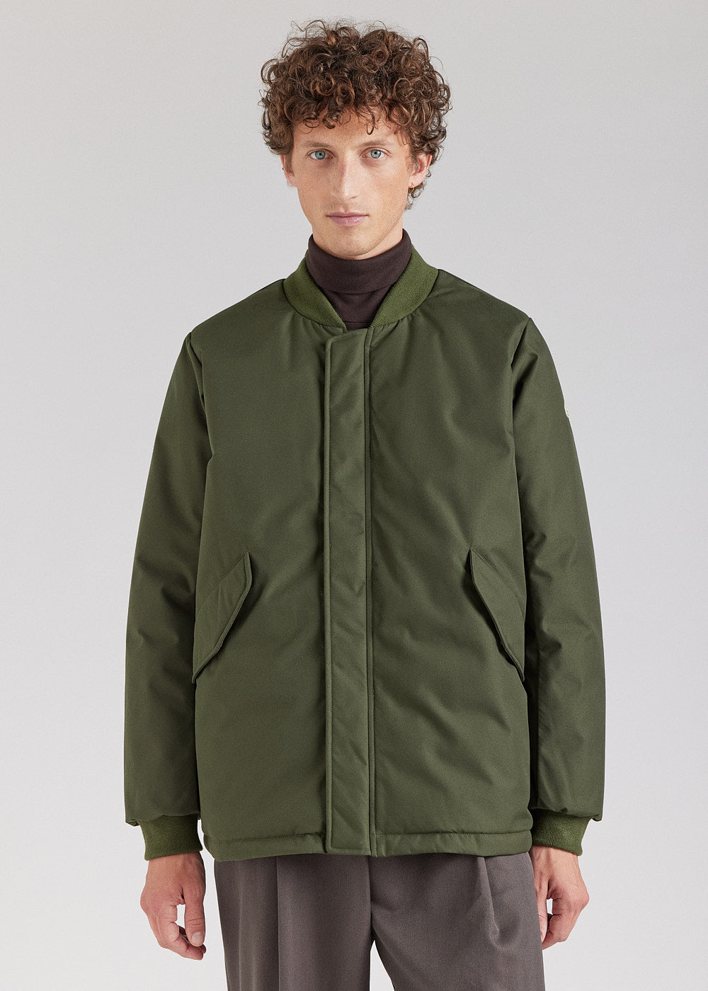 pyrenex-blouson-en-duvet-soulom-deep-khaki image 1