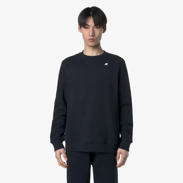 k-way-baptiste-french-terry-sweat-polaire-homme-blue-depth image 1