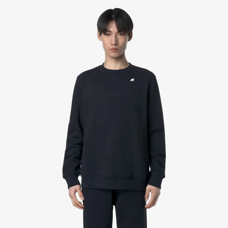 k-way-baptiste-french-terry-sweat-polaire-homme-blue-depth image 1