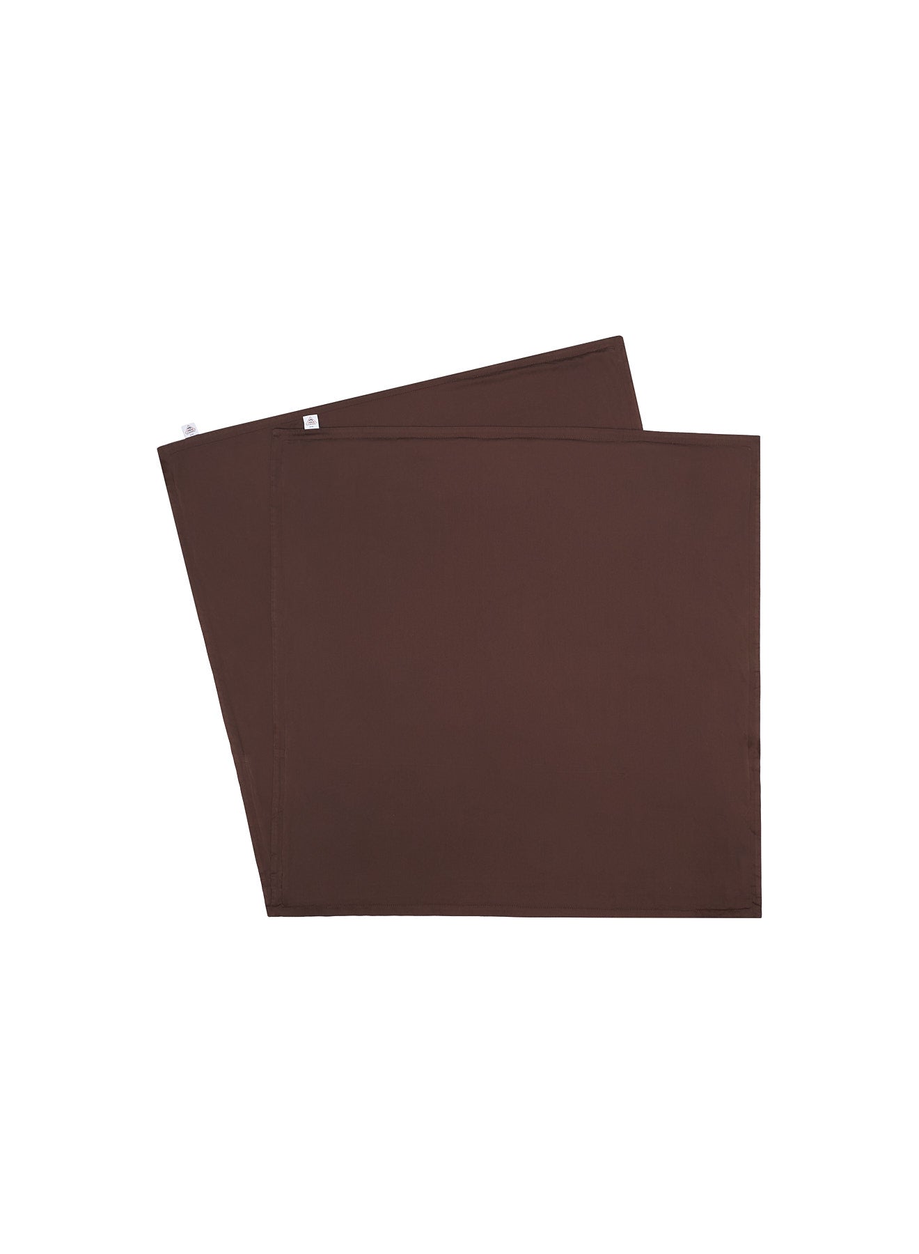 pyrenex-lily-lot-de-2-taies-d-oreiller-marron-chocolat-coton-bio-tencel-lyocell image 5