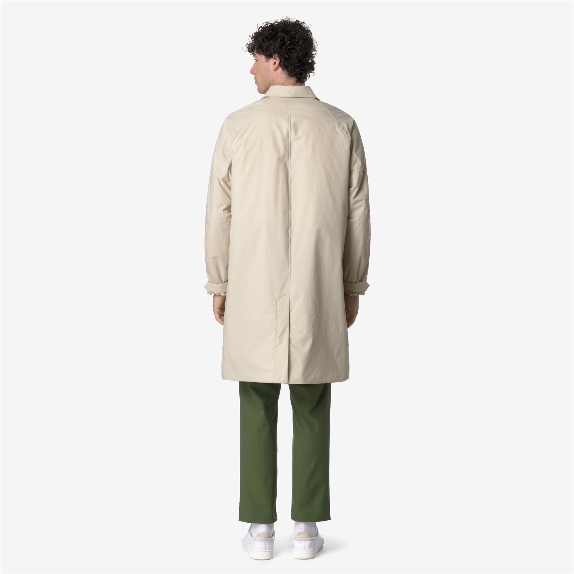 k-way-montague-warm-ottoman-imperm-able-long-homme-beige-grey image 3