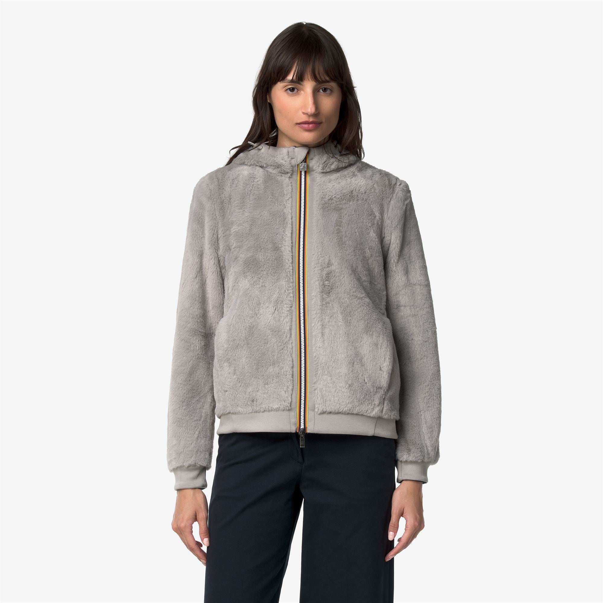 k-way-deva-light-spacer-fur-double-veste-femme-blue-depth image 6