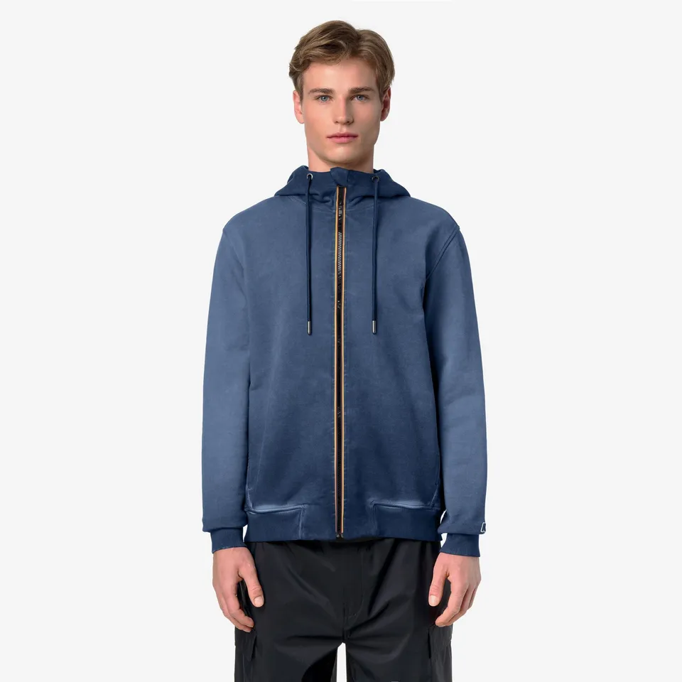 k-way-rainer-lf-sweat-capuche-homme-blue-insignia image 1