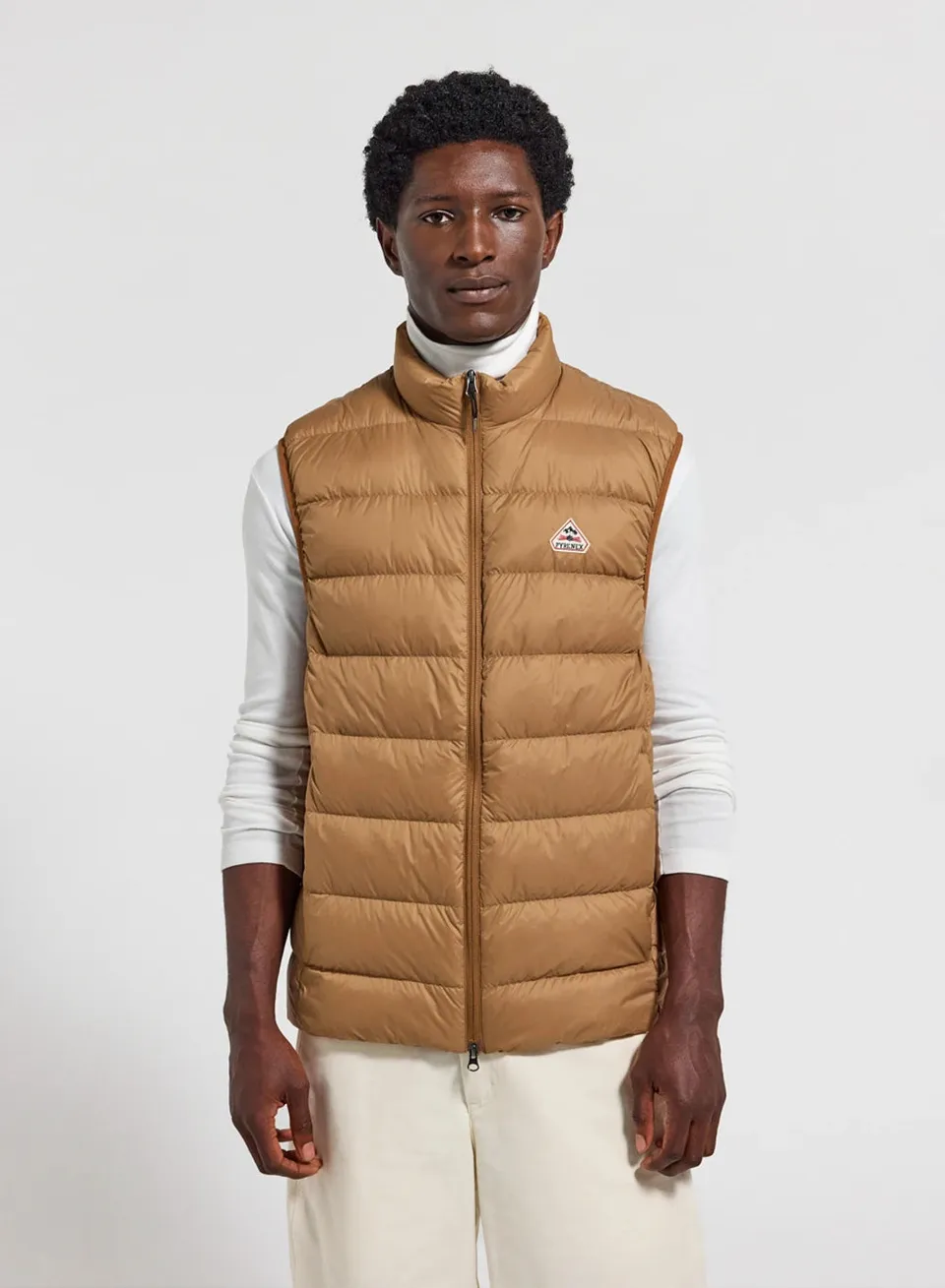 doudoune-sans-manches-homme-pyrenex-arial-marron-clair image 1