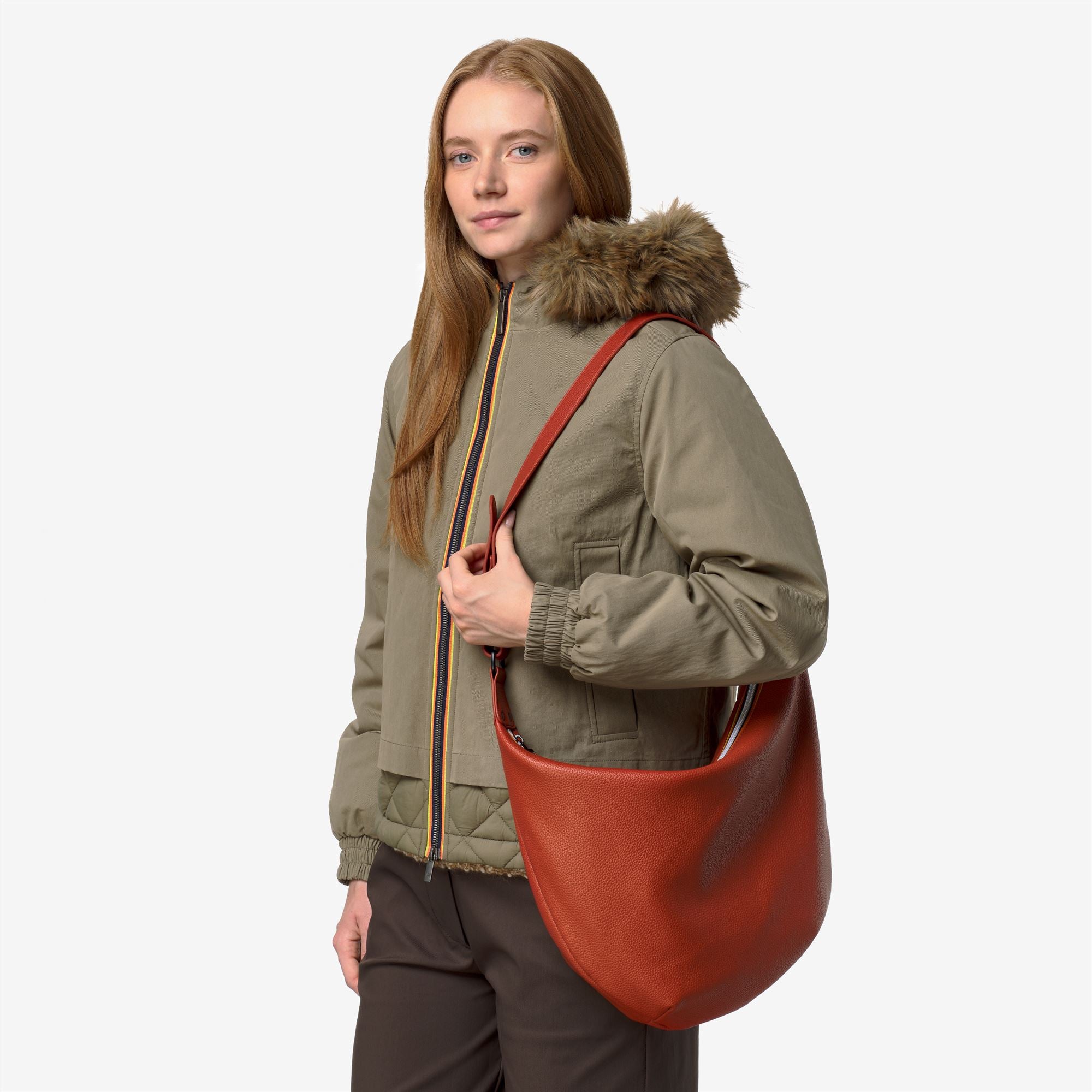 k-way-leaphee-sac-hobo-bandouli-re-femme-red-dk-chili image 3
