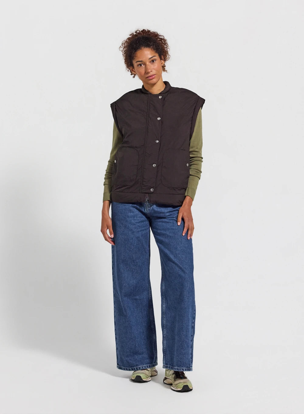 pyrenex-ritzy-doudoune-sans-manches-femme-marron-fonc image 2