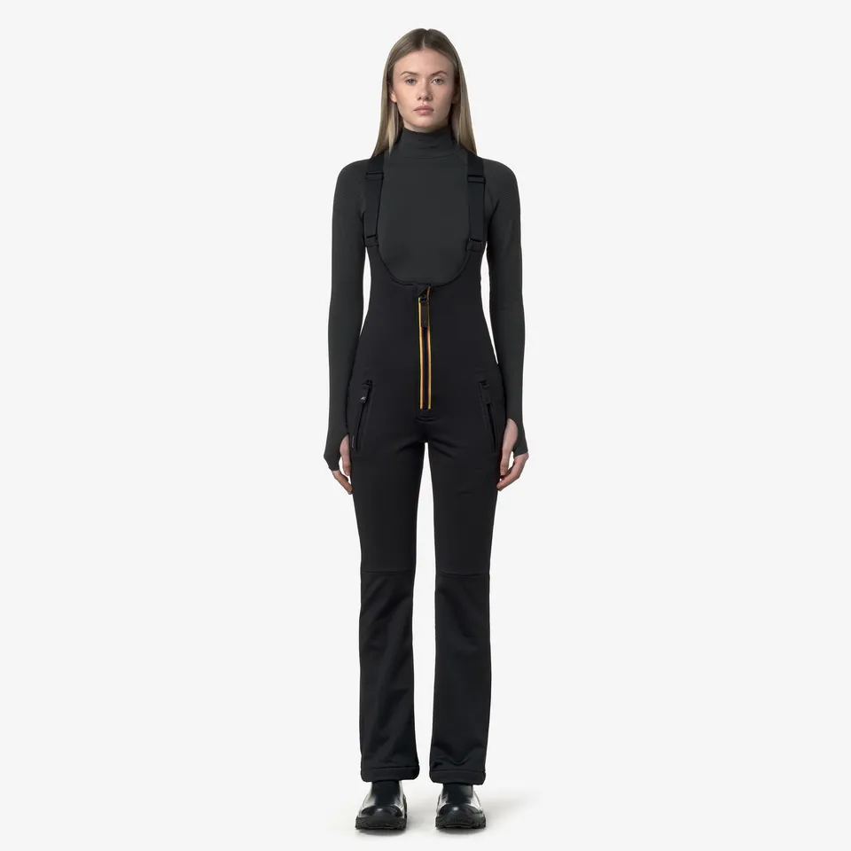 k-way-bochaine-softshell-salopette-de-ski-femme-black-pure image 1