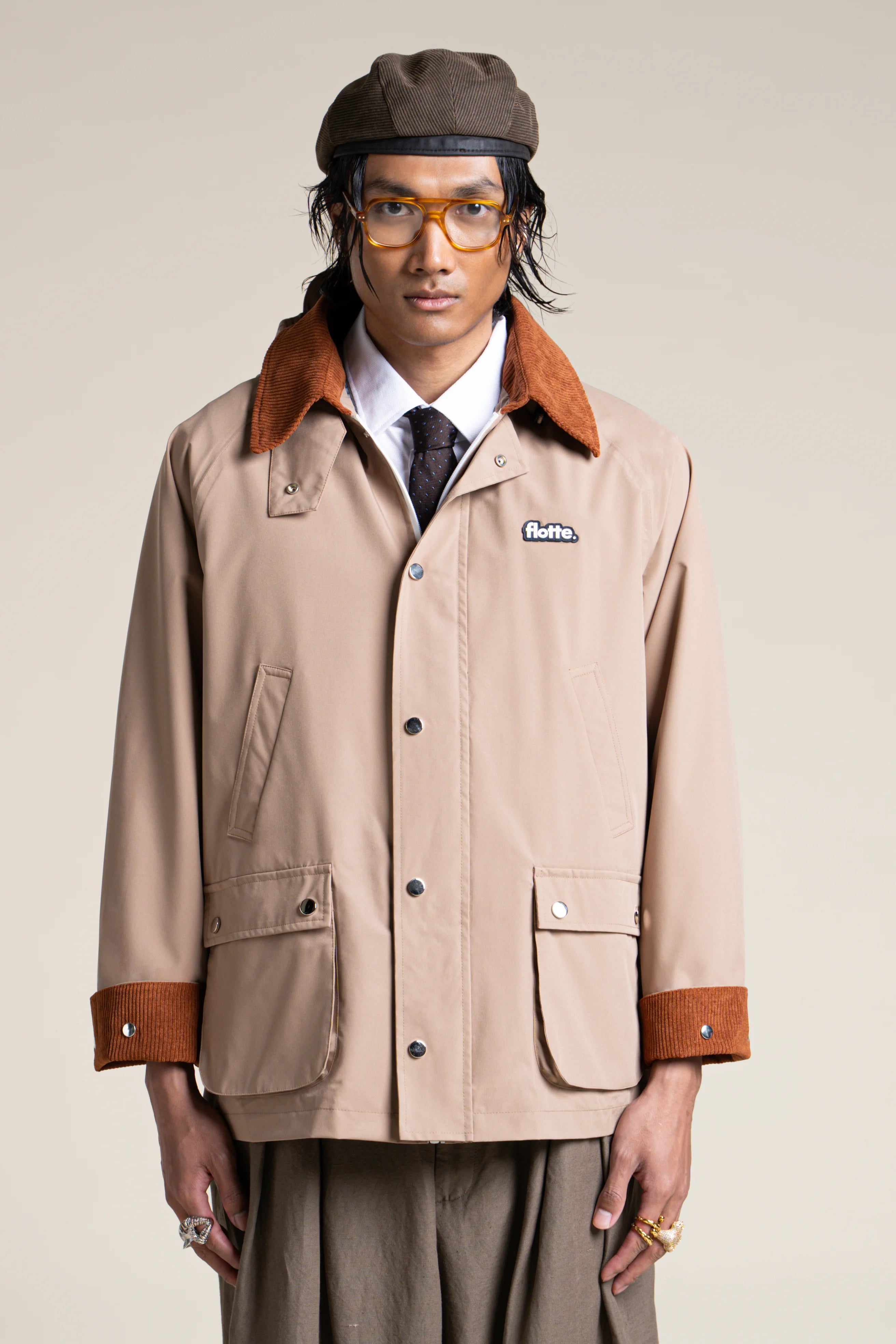 flotte-archives-veste-imperm-able-style-chasse-bicolore image 5