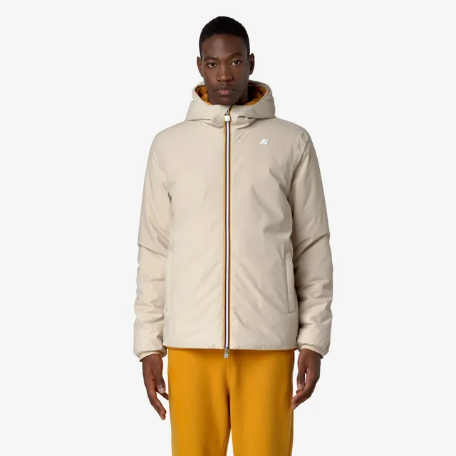 k-way-jack-st-warm-double-veste-court-homme-beige-g-yellow-i image 1