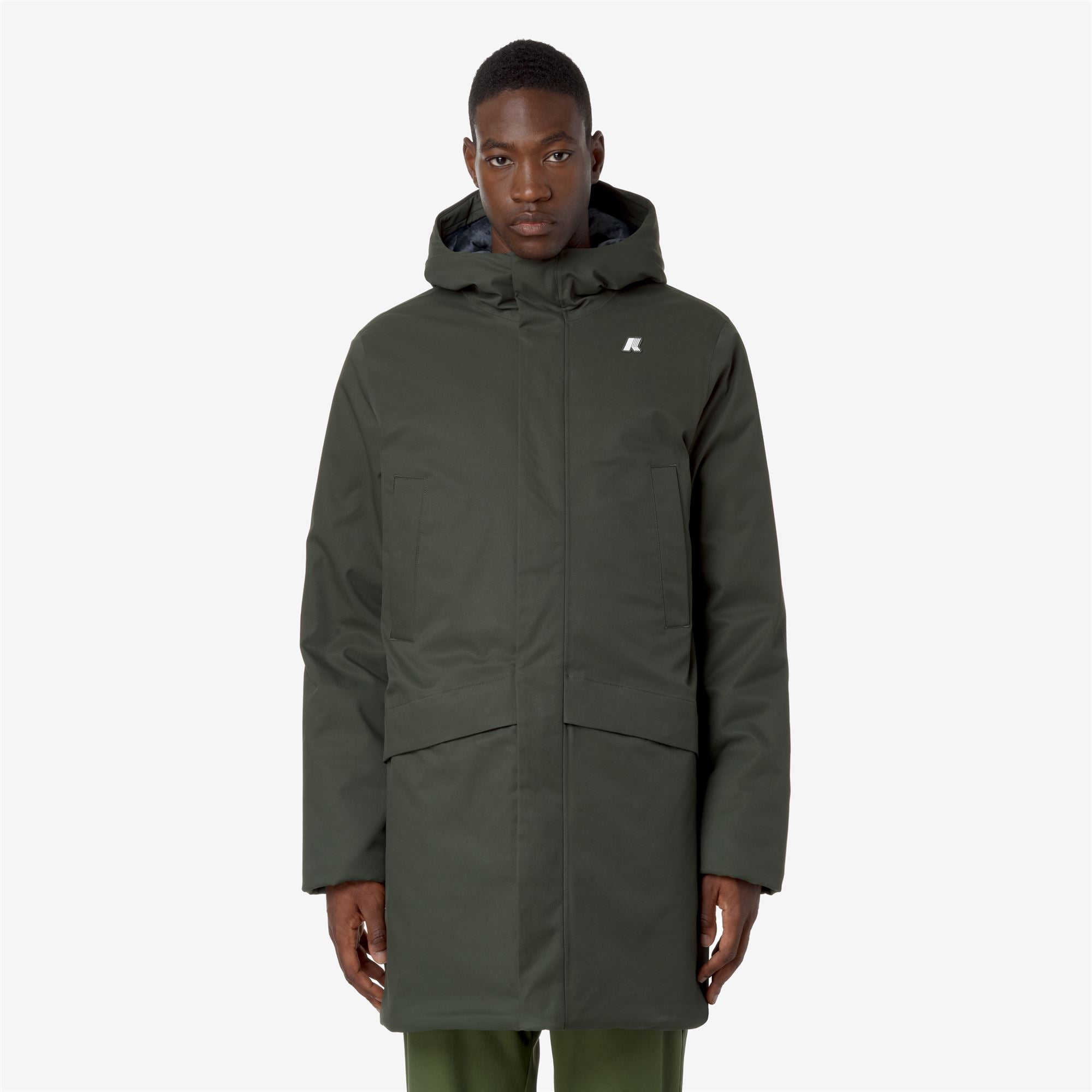 k-way-jarno-twill-marmotta-veste-3-4-homme-green-b-blue-a image 6