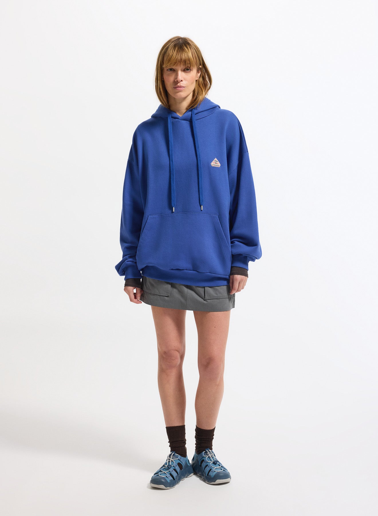 pyrenex-journey-sweat-capuche-unisexe-coton-bio-bleu-lectrique image 3