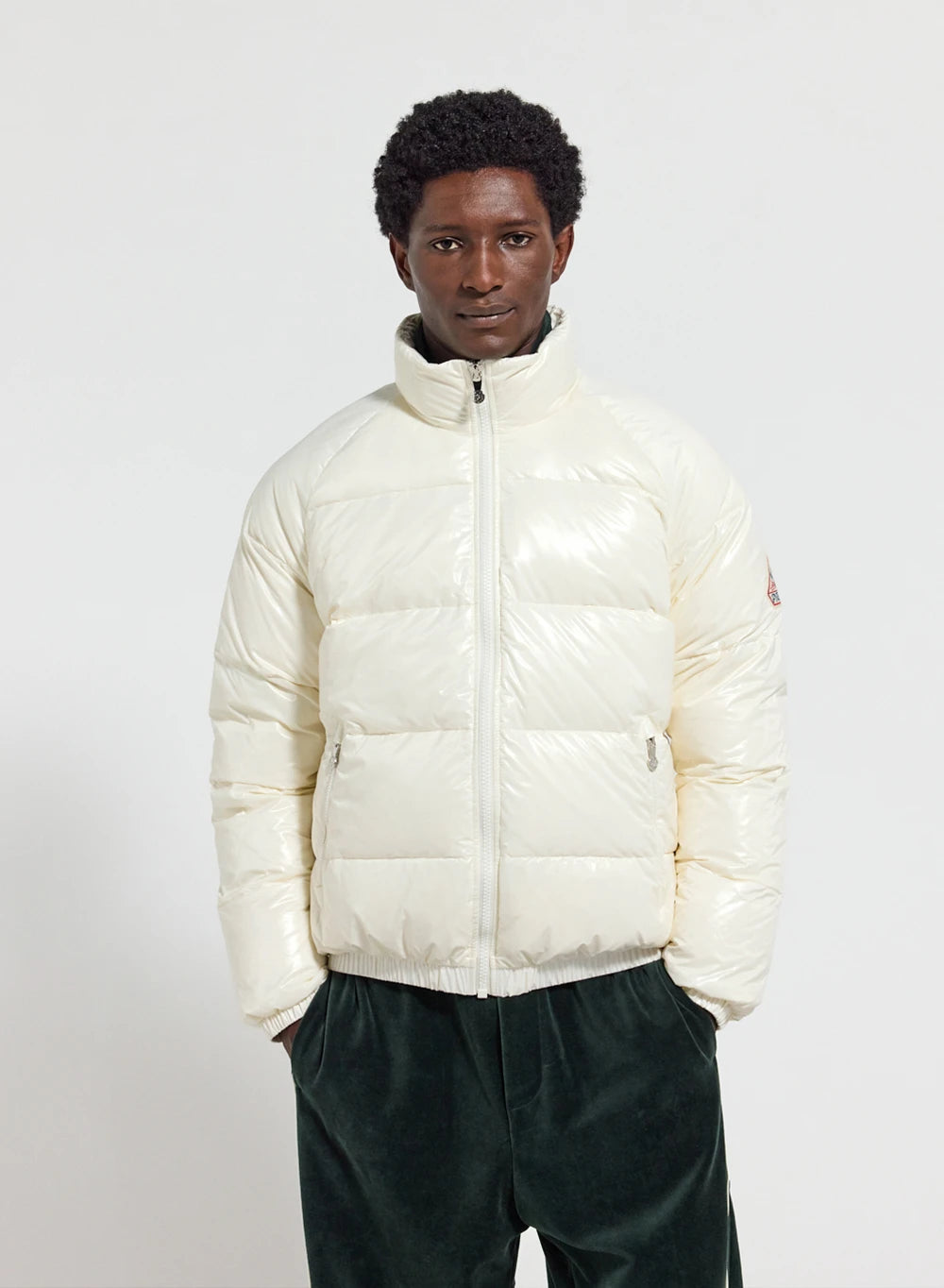 pyrenex-vintage-mythic-doudoune-unisexe-blanche-bomber image 1
