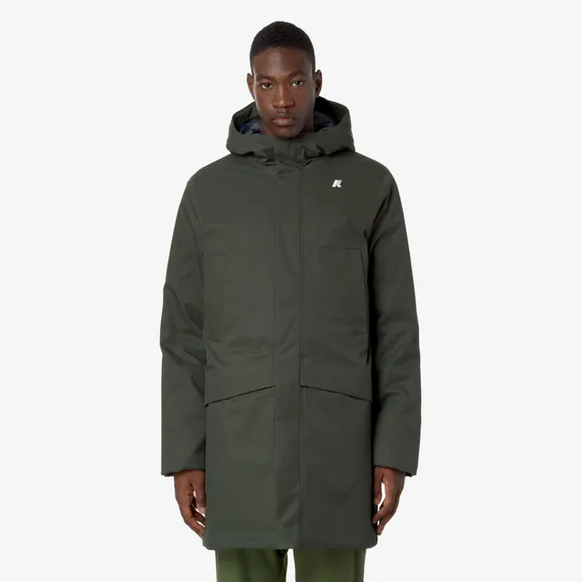 k-way-jarno-twill-marmotta-veste-3-4-homme-green-b-blue-a image 1