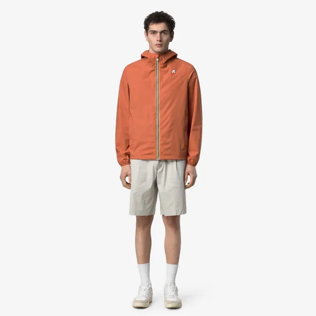 k-way-jack-stretch-nylon-jersey-veste-court-homme-orange-brownish image 1