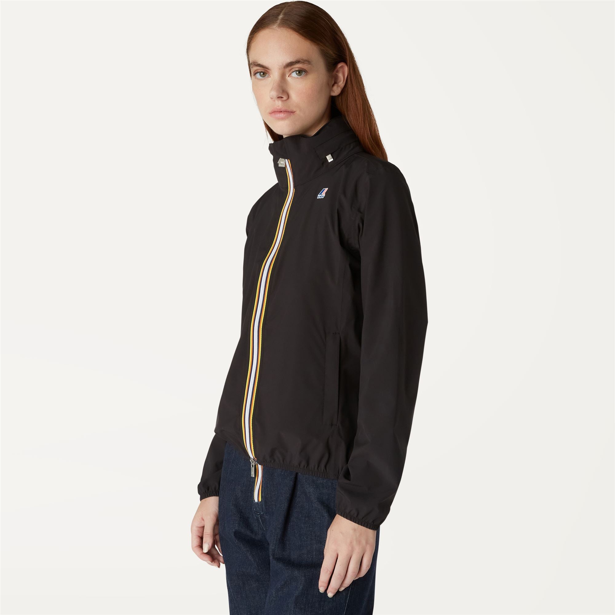 k-way-babette-stretch-dot-veste-courte-femme-black-pure image 2