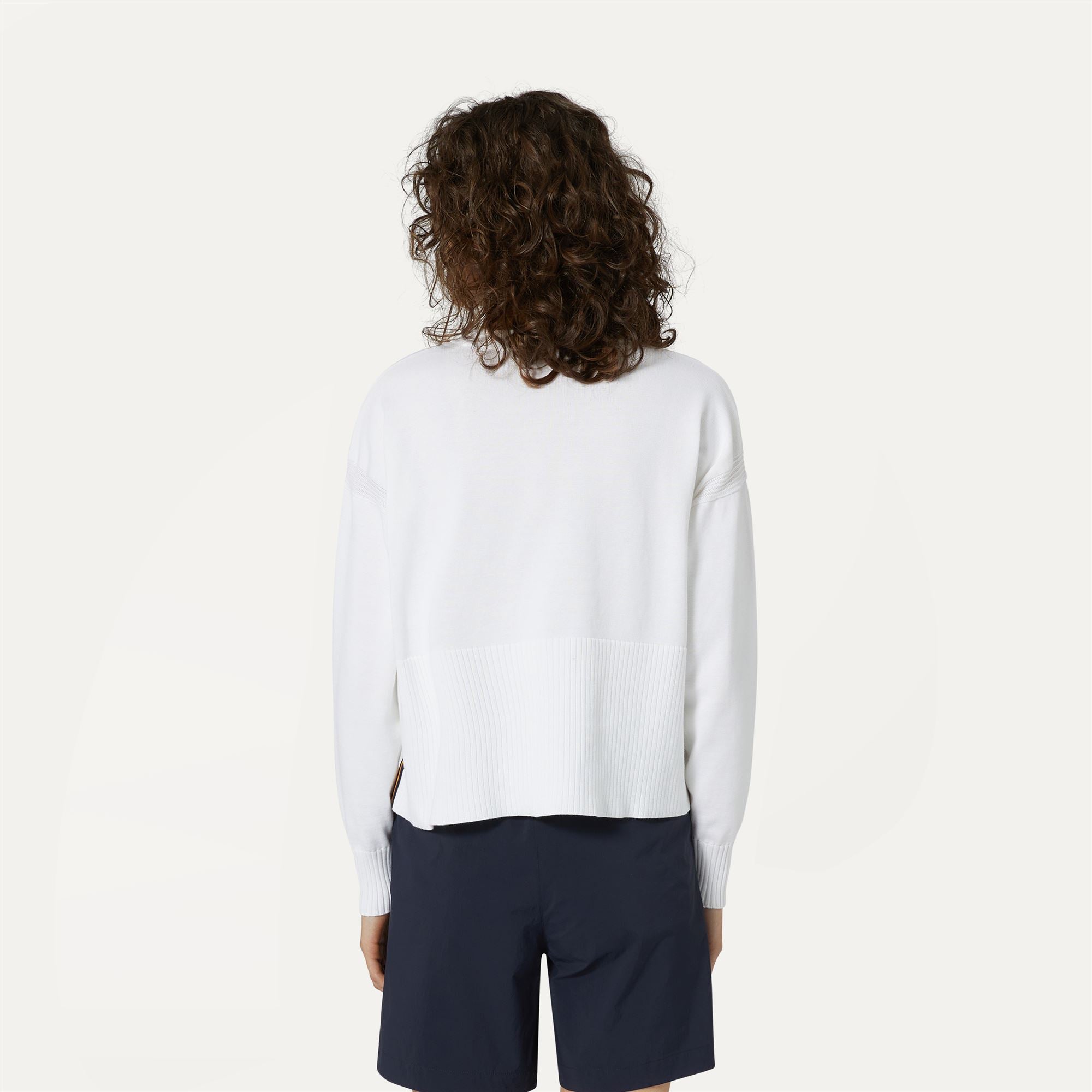 k-way-maryne-pull-over-maille-femme-white image 3