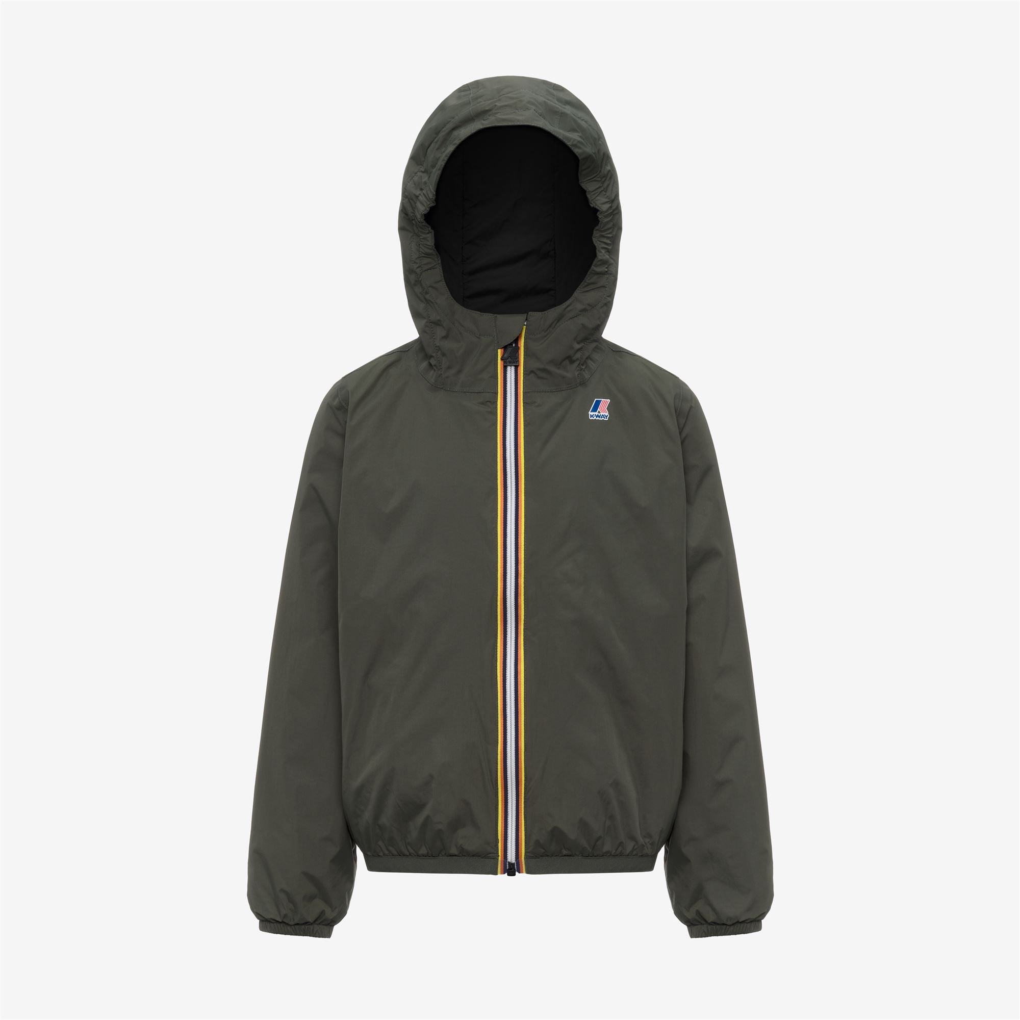 k-way-p-le-vrai-4-0-claude-warm-veste-milieu-enfant-unisexe-green-blackish image 5