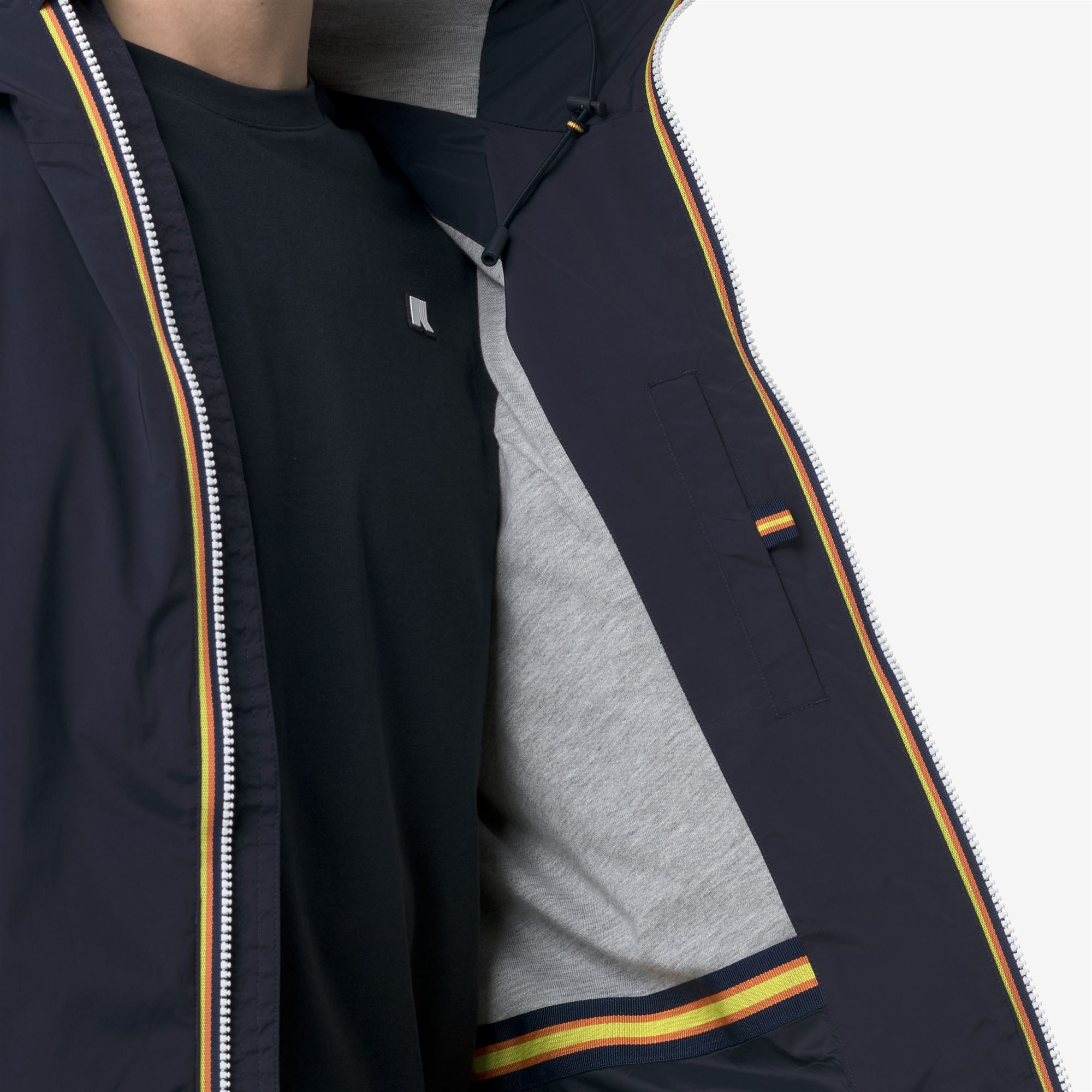 k-way-jack-stretch-nylon-jersey-veste-court-homme-blue-depth image 4