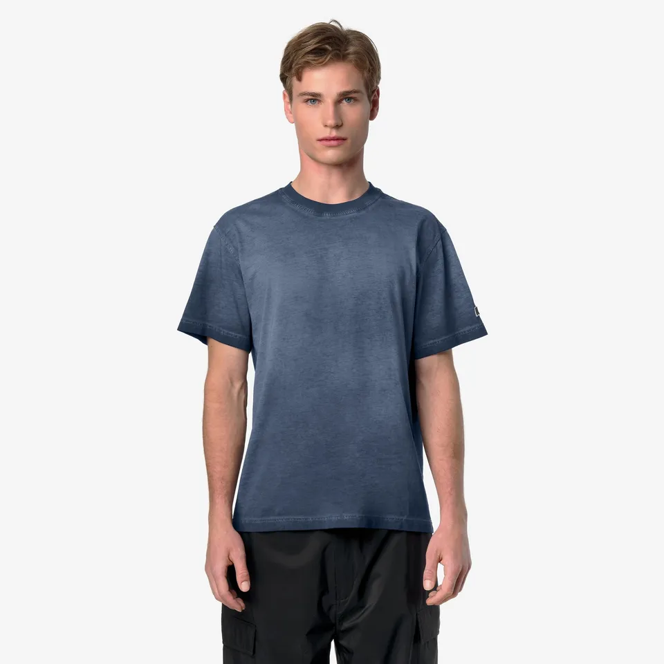 k-way-leo-lf-t-shirt-homme-blue-insignia image 1