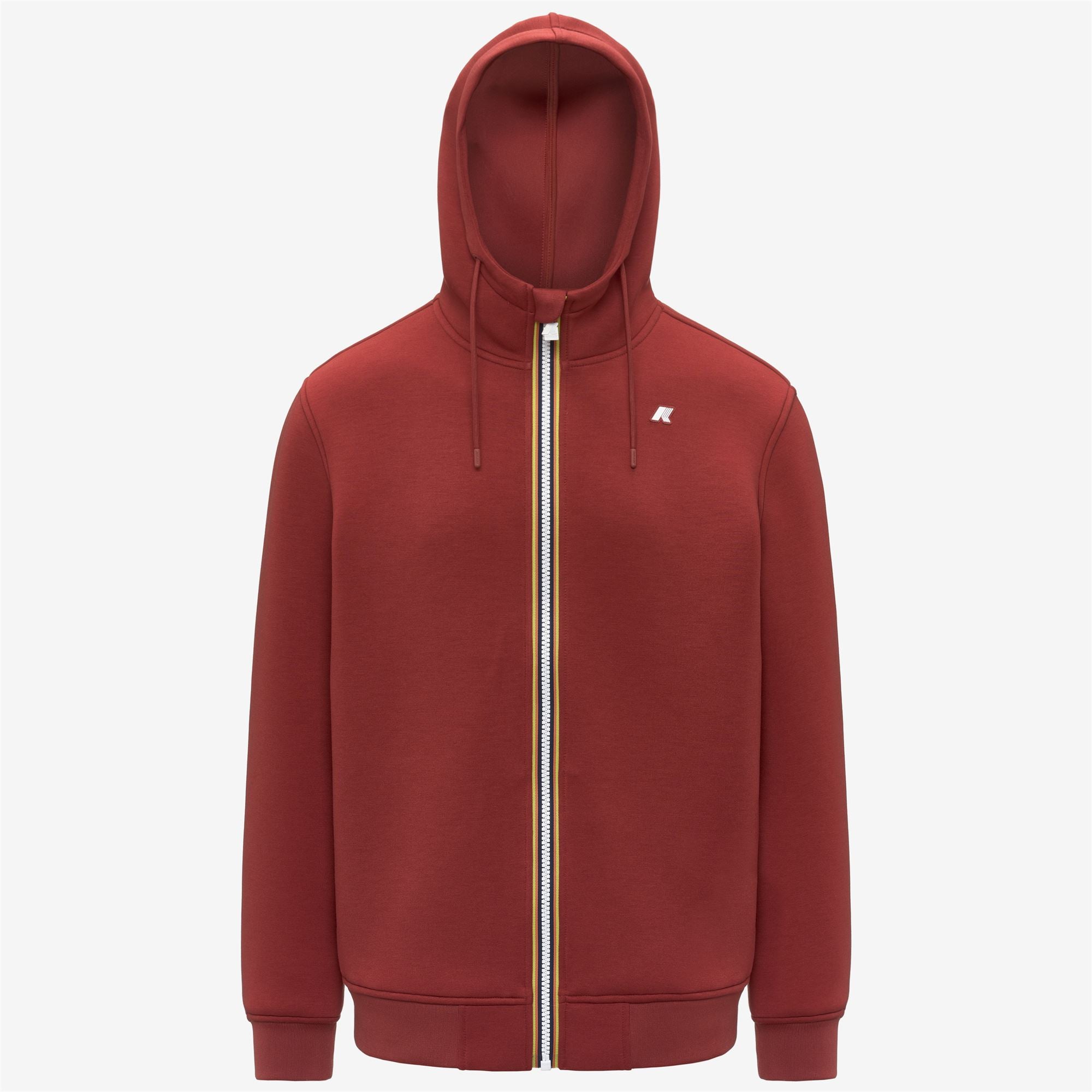 k-way-rainer-spacer-polaire-veste-homme-red-dk-chili image 5