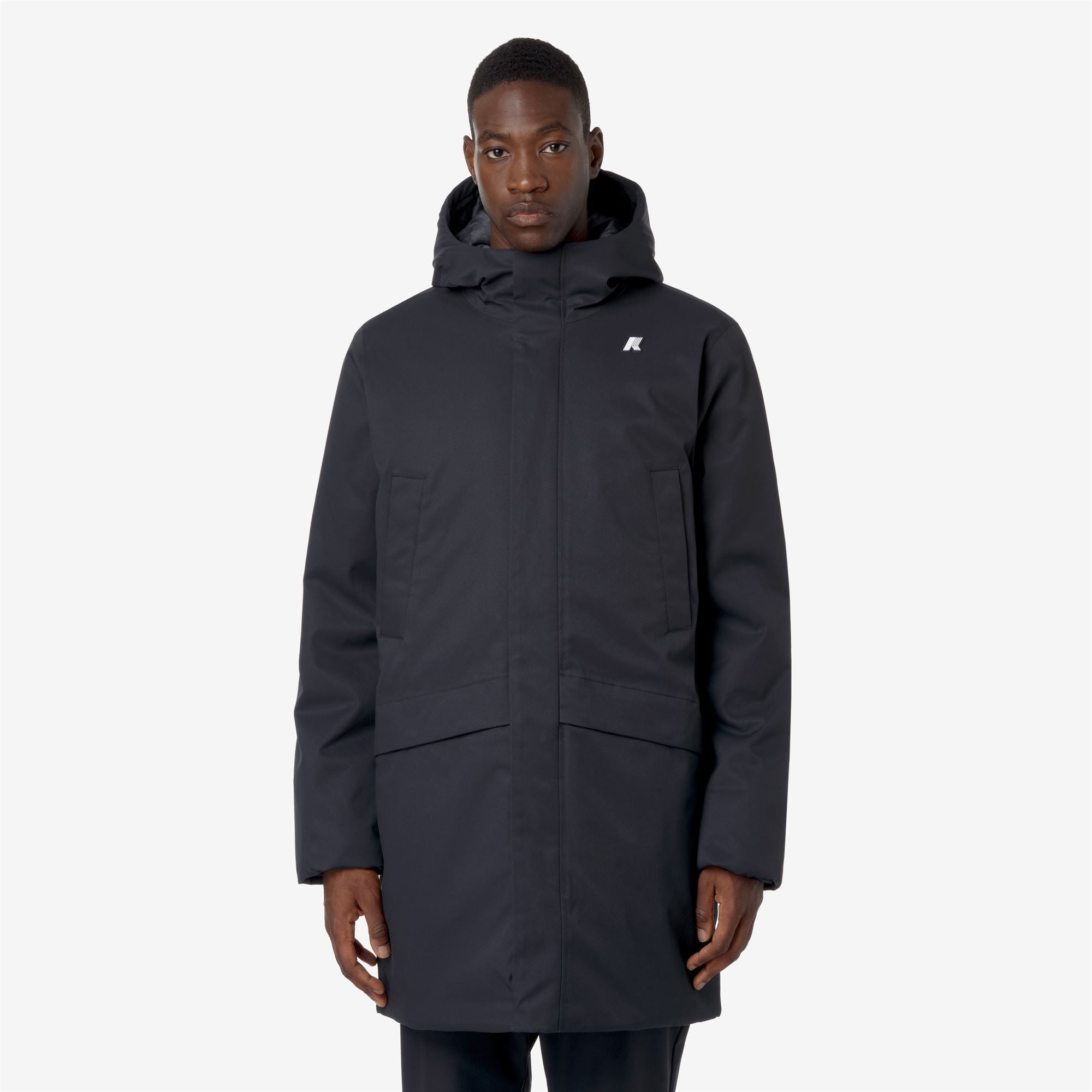 k-way-jarno-twill-marmotta-veste-3-4-homme-blue-d-blue-a image 1