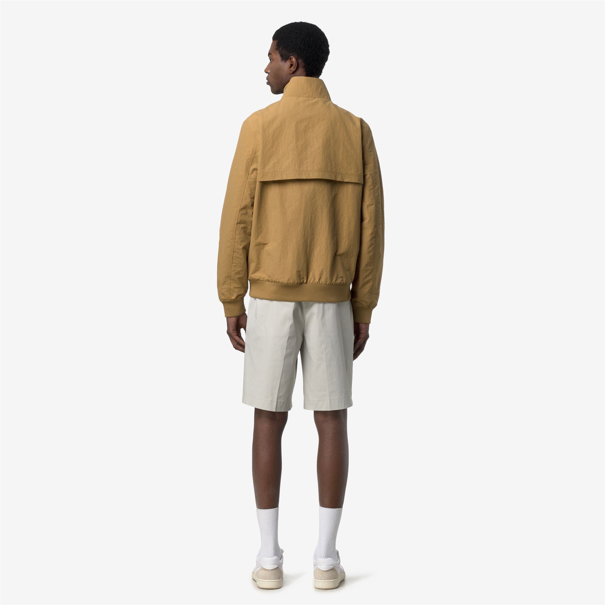 k-way-arsene-cotton-double-veste-courte-r-versible-homme-brown-bistre-beige-lt image 3