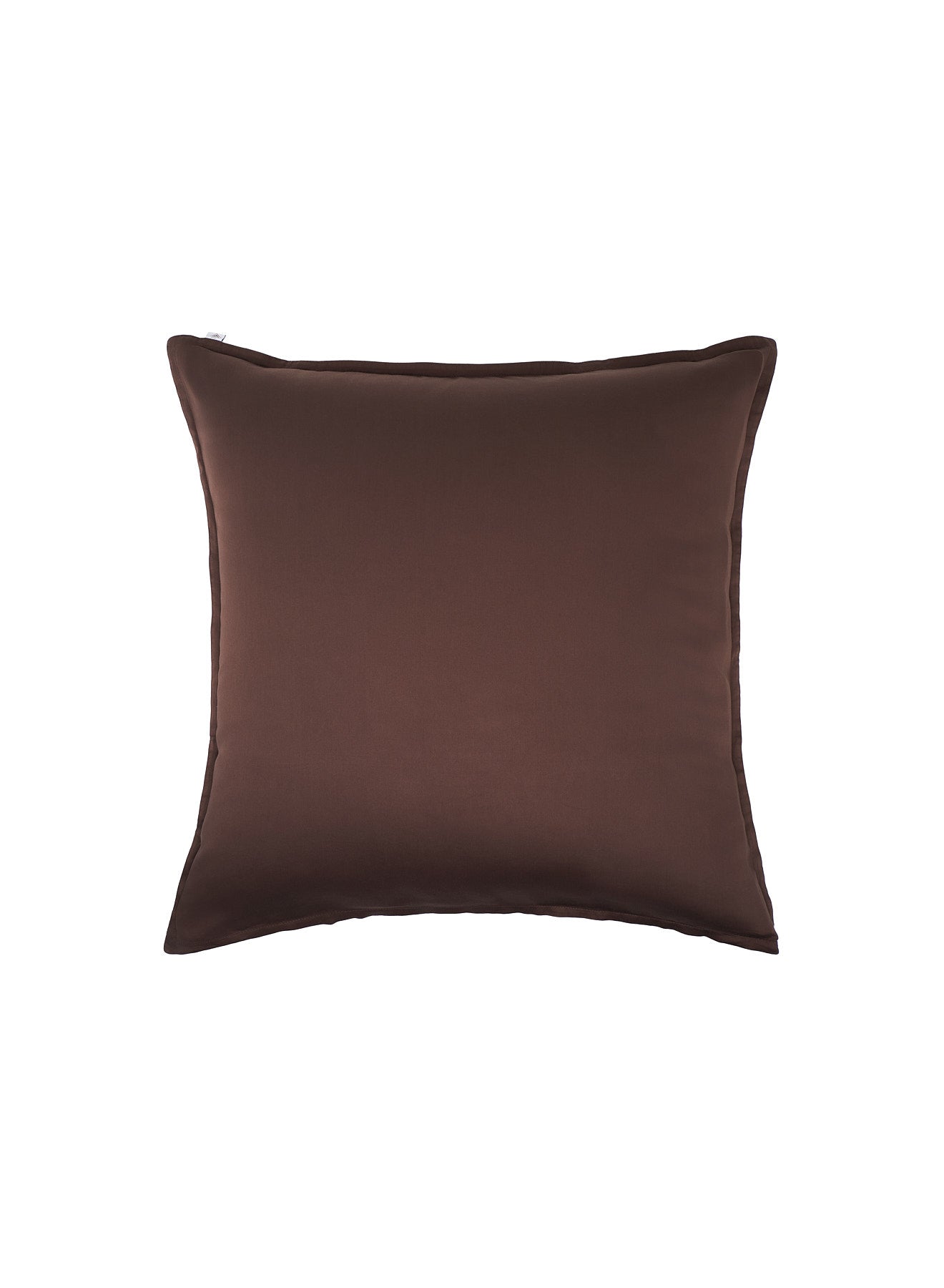 pyrenex-lily-lot-de-2-taies-d-oreiller-marron-chocolat-coton-bio-tencel-lyocell image 2
