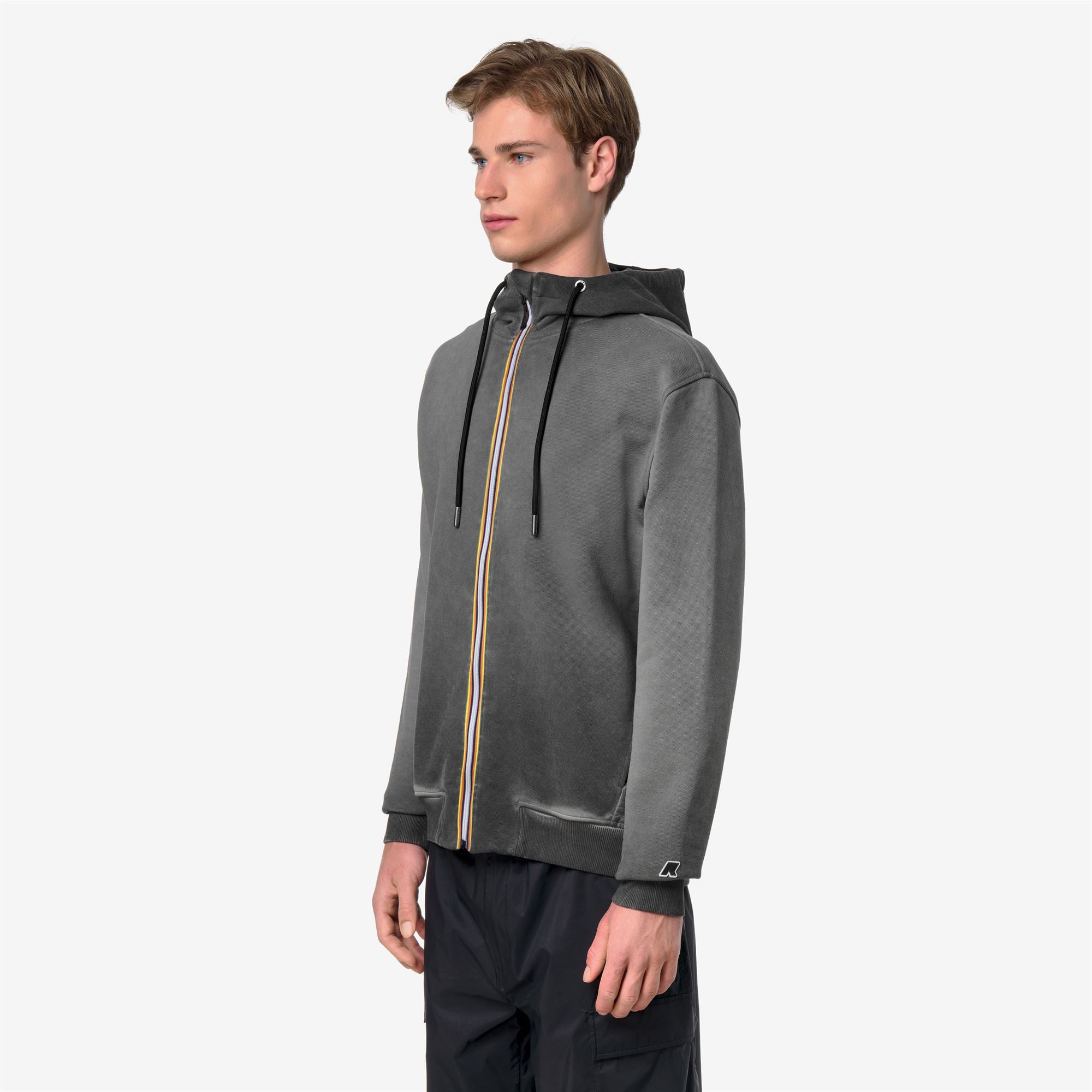 k-way-rainer-lf-sweat-capuche-homme-black-pure image 2