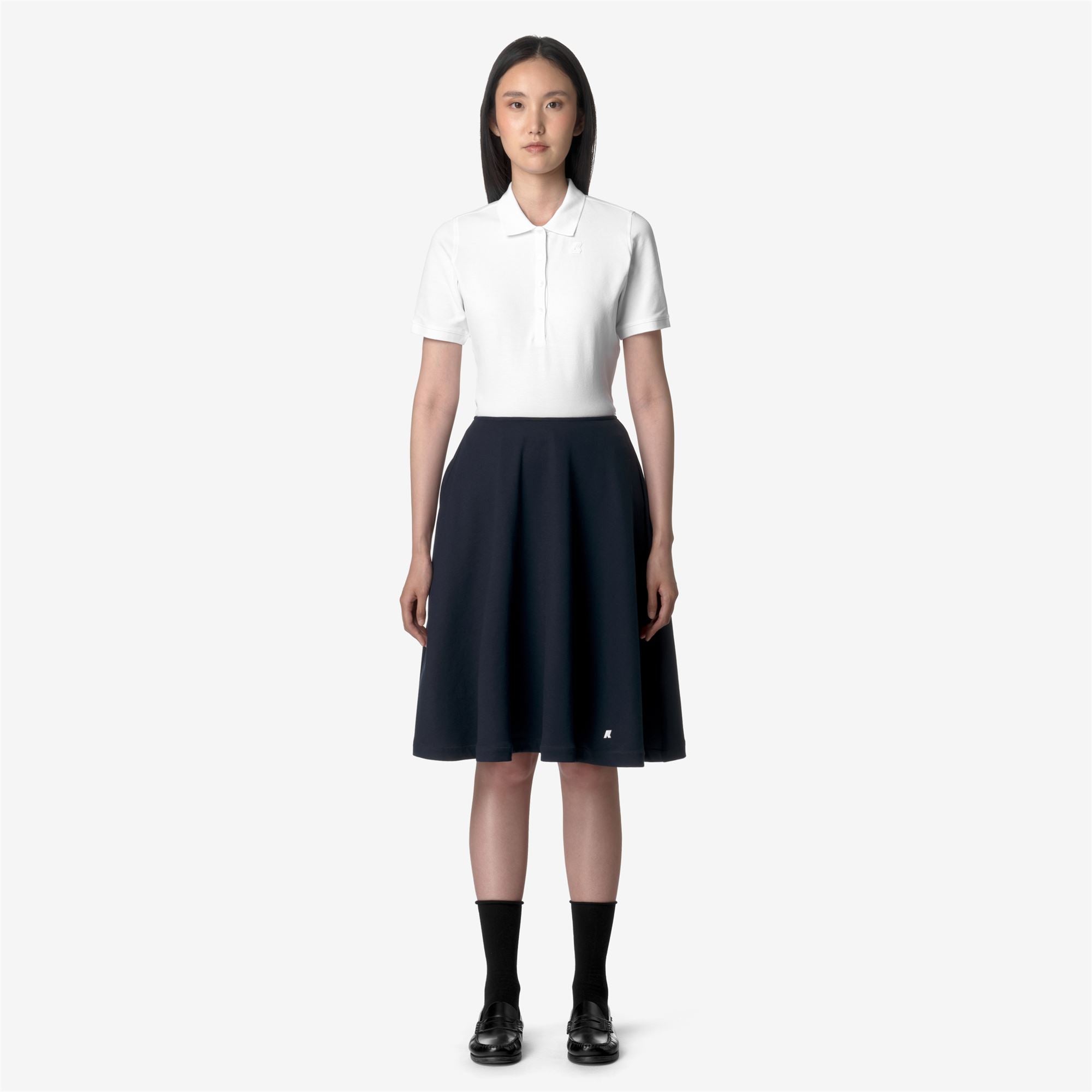 k-way-berenil-light-spacer-jupe-longuette-femme-blue-depth image 1