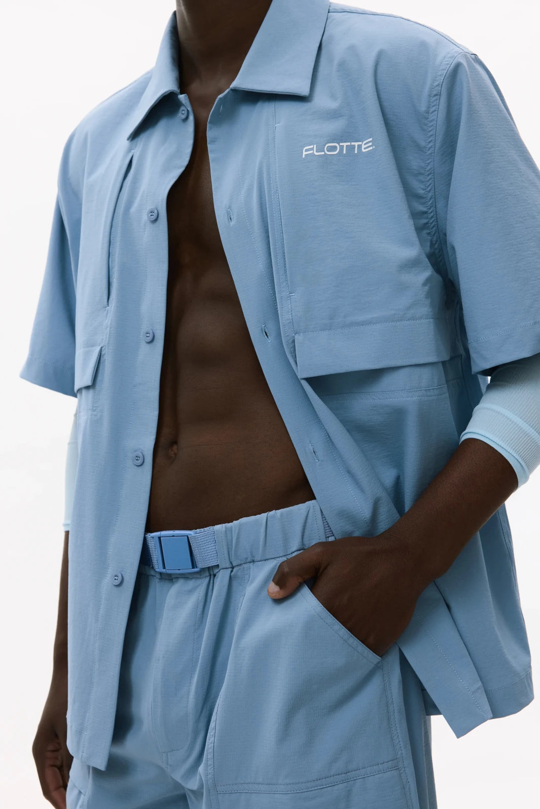 flotte-dome-short-anti-uv-homme-l-ger-bleu image 6