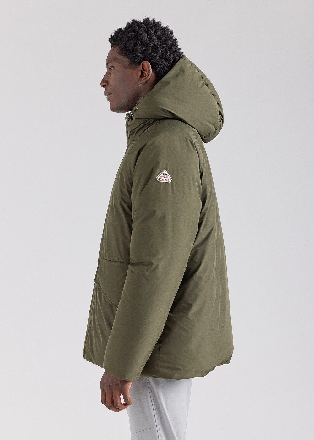 pyrenex-covert-parka-courte-homme-duvet-naturel-deep-khaki image 3