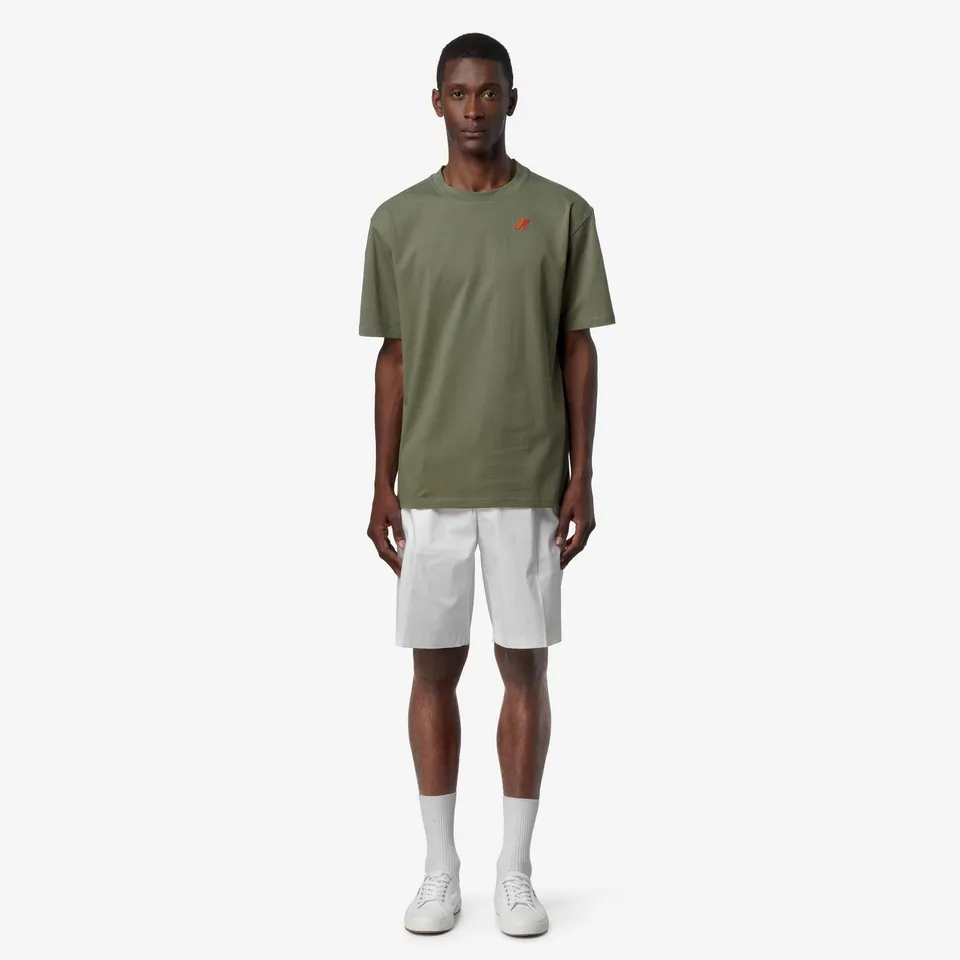 k-way-solo-jersey-wave-t-shirt-homme-green-lichen image 1