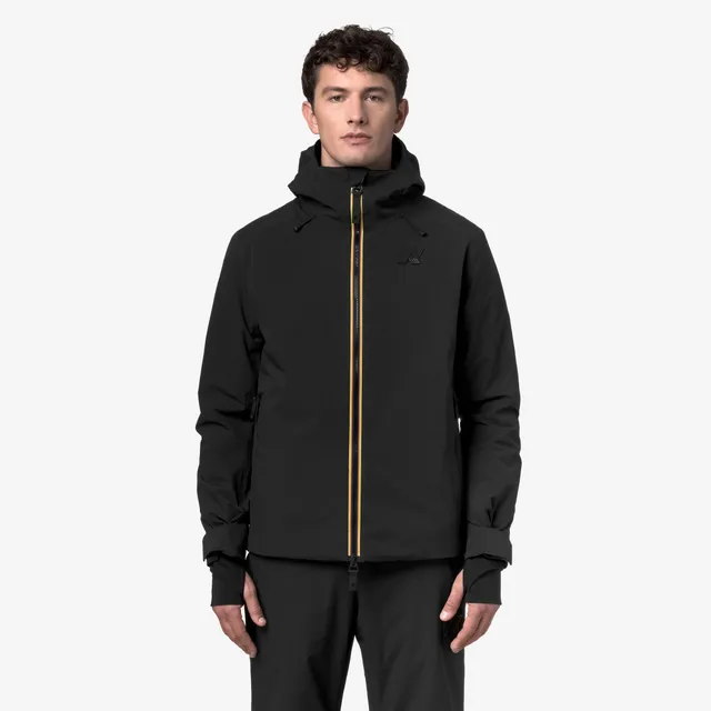 k-way-lesarcs-2l-twill-veste-de-ski-milieu-homme-black-pure image 1