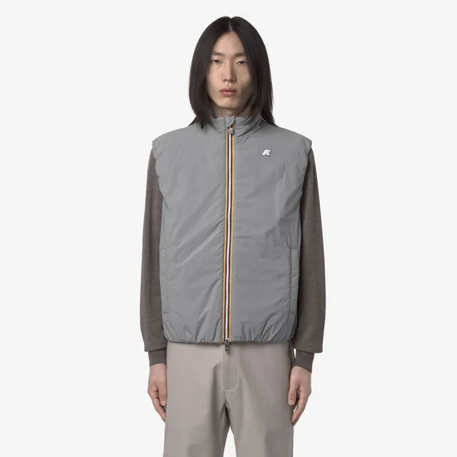 k-way-valen-plain-warm-gilet-sans-manches-homme-grey-frost image 1