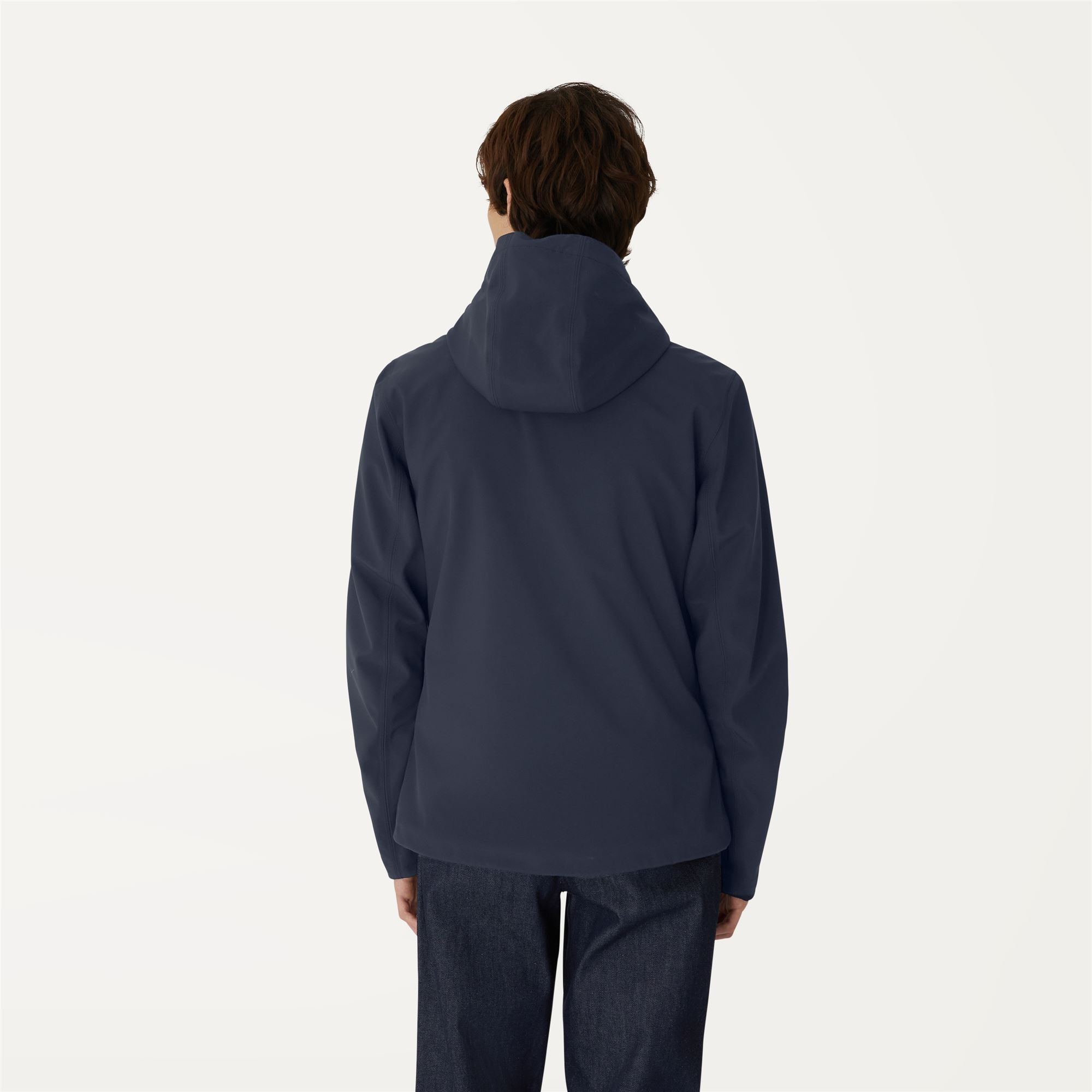 k-way-jack-bonded-jersey-veste-courte-homme-blue-depth image 3