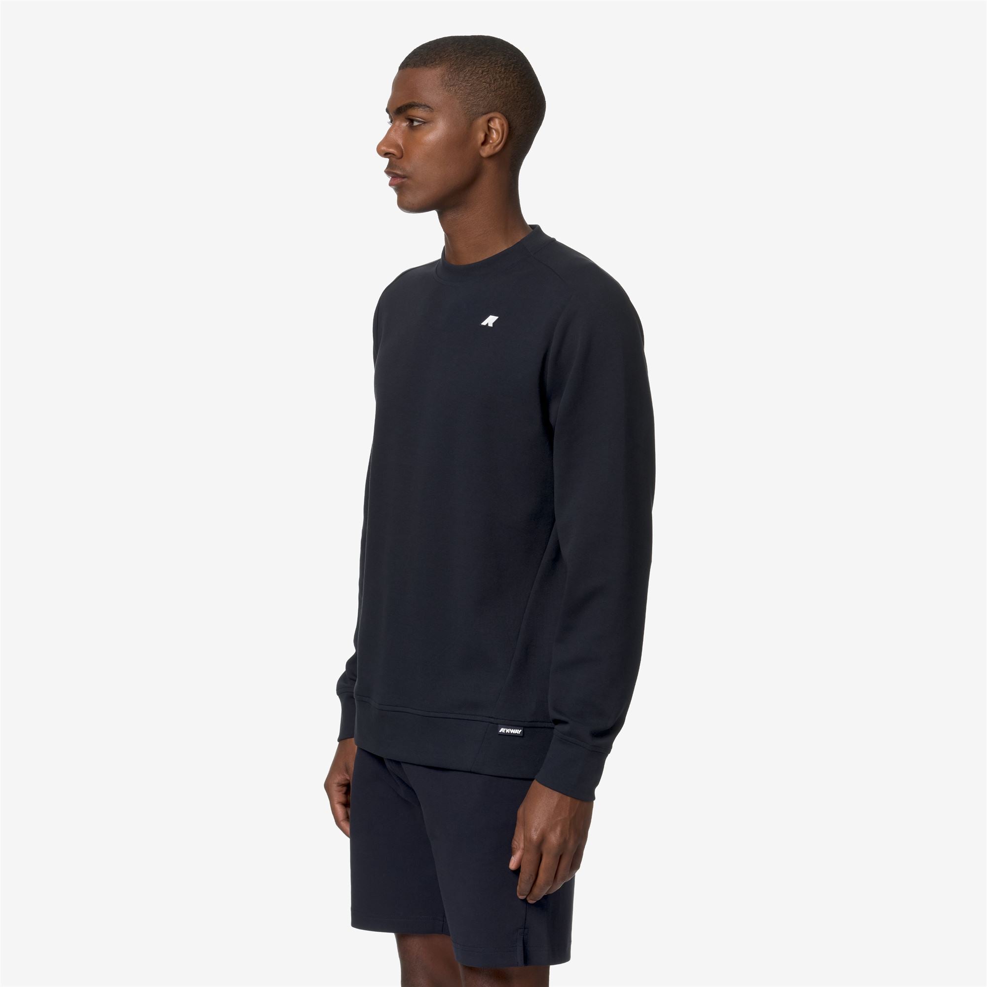 k-way-medine-interlock-pull-polaire-homme-blue-depth image 2