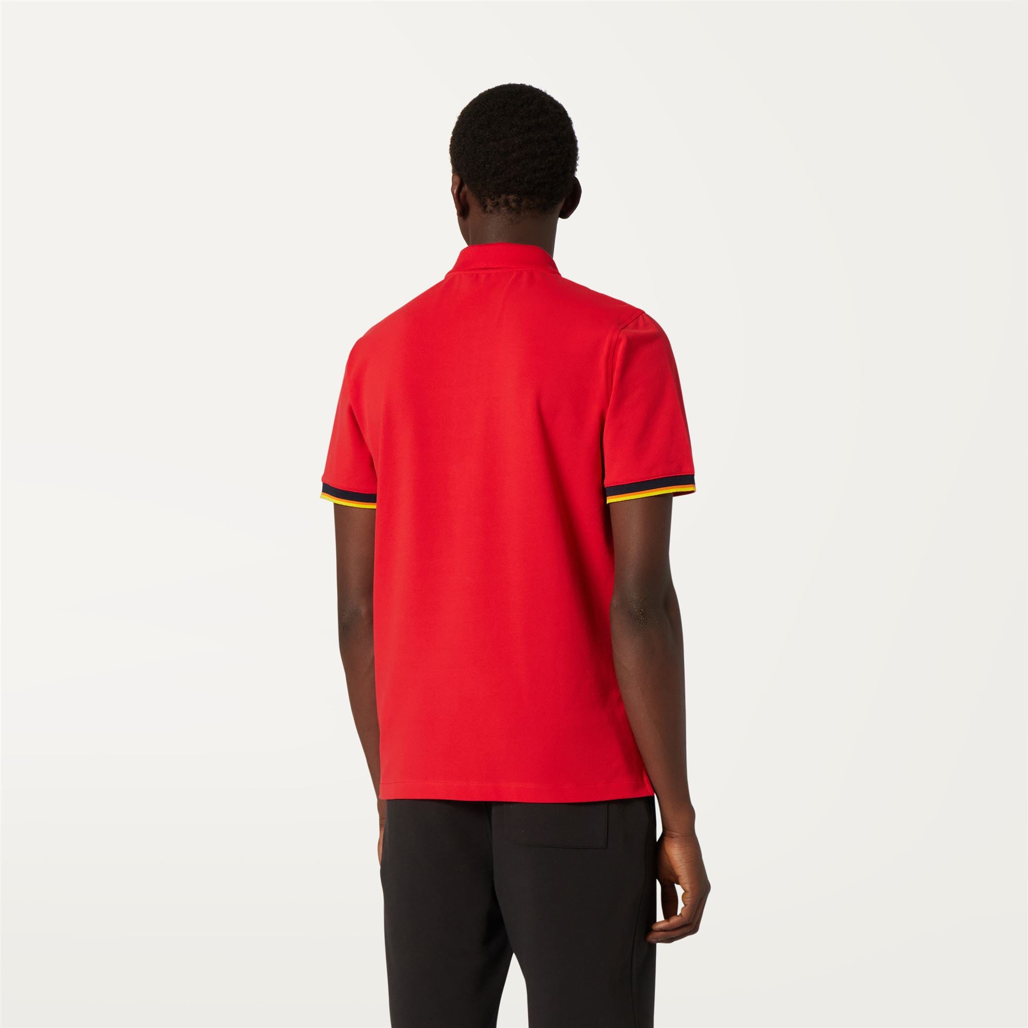 k-way-vincent-polo-homme-red image 3