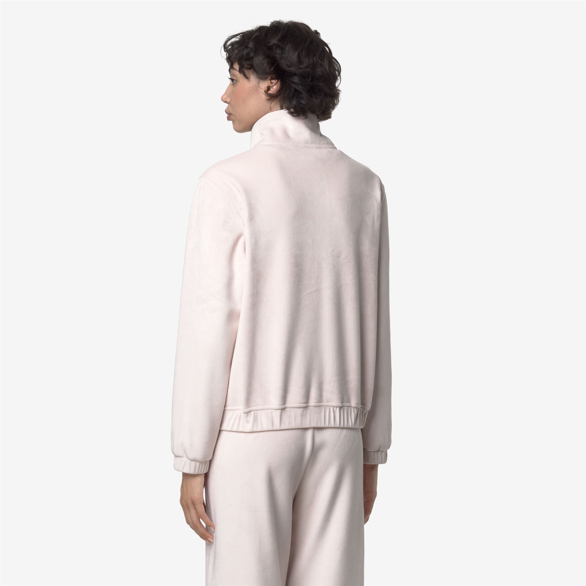 k-way-viviette-velour-polar-veste-polaire-r-versible-femme-rose-hushed image 3