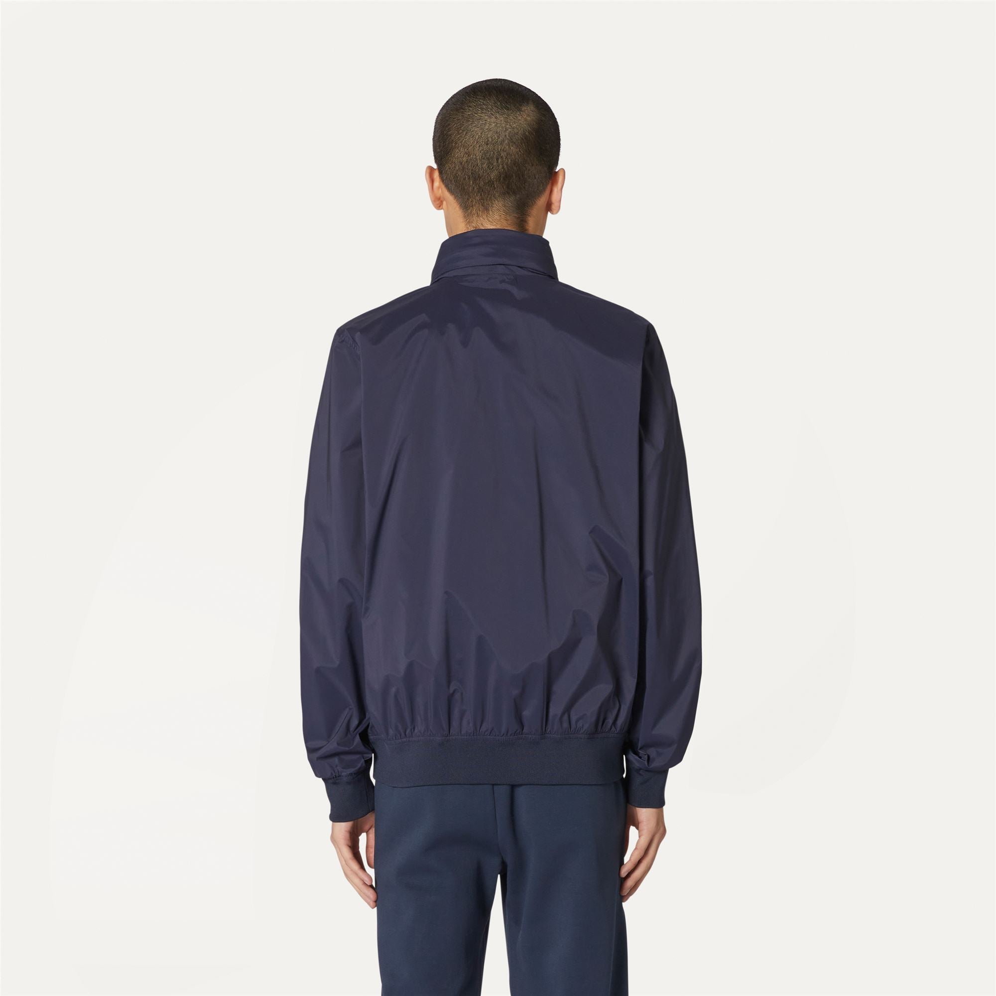 k-way-amaury-stretch-nylon-jersey-veste-courte-homme-blue-depth image 3