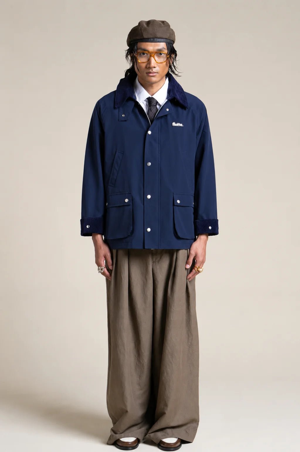 flotte-archives-veste-imperm-able-style-chasse-bicolore image 1