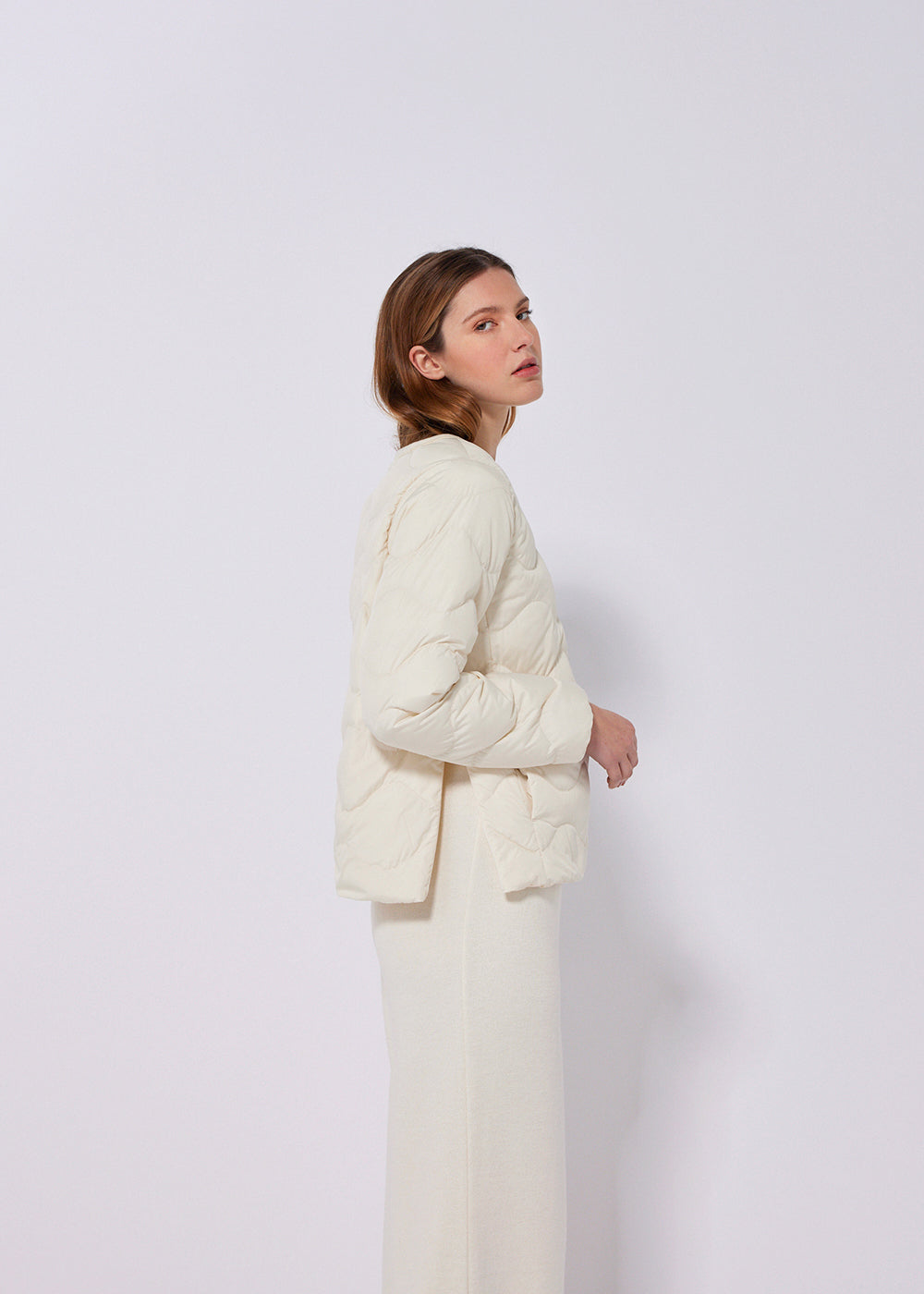 pyrenex-frida-sweat-matelass-femme-milk-duvet-onion-quilt image 2