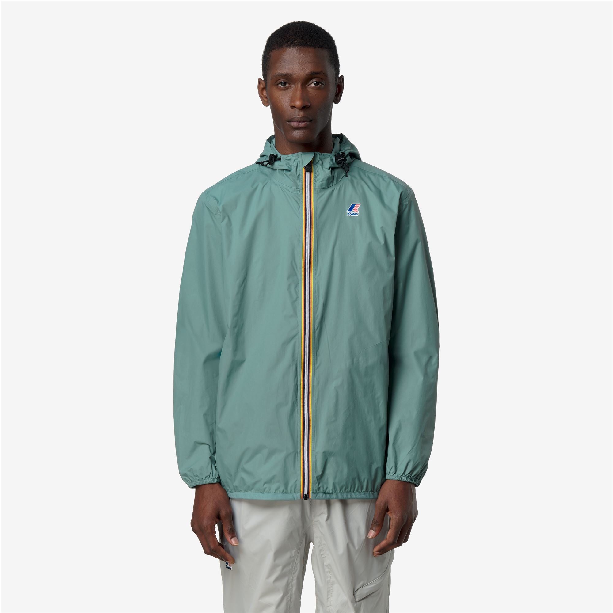 k-way-le-vrai-4-0-claude-veste-mi-longue-unisexe-green-mine image 2