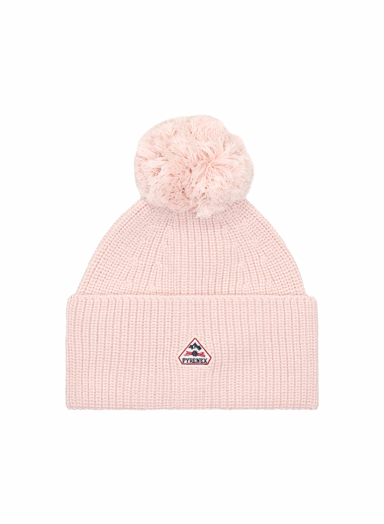 pyrenex-eki-bonnet-pompon-en-laine-enfant-rose-clair image 2