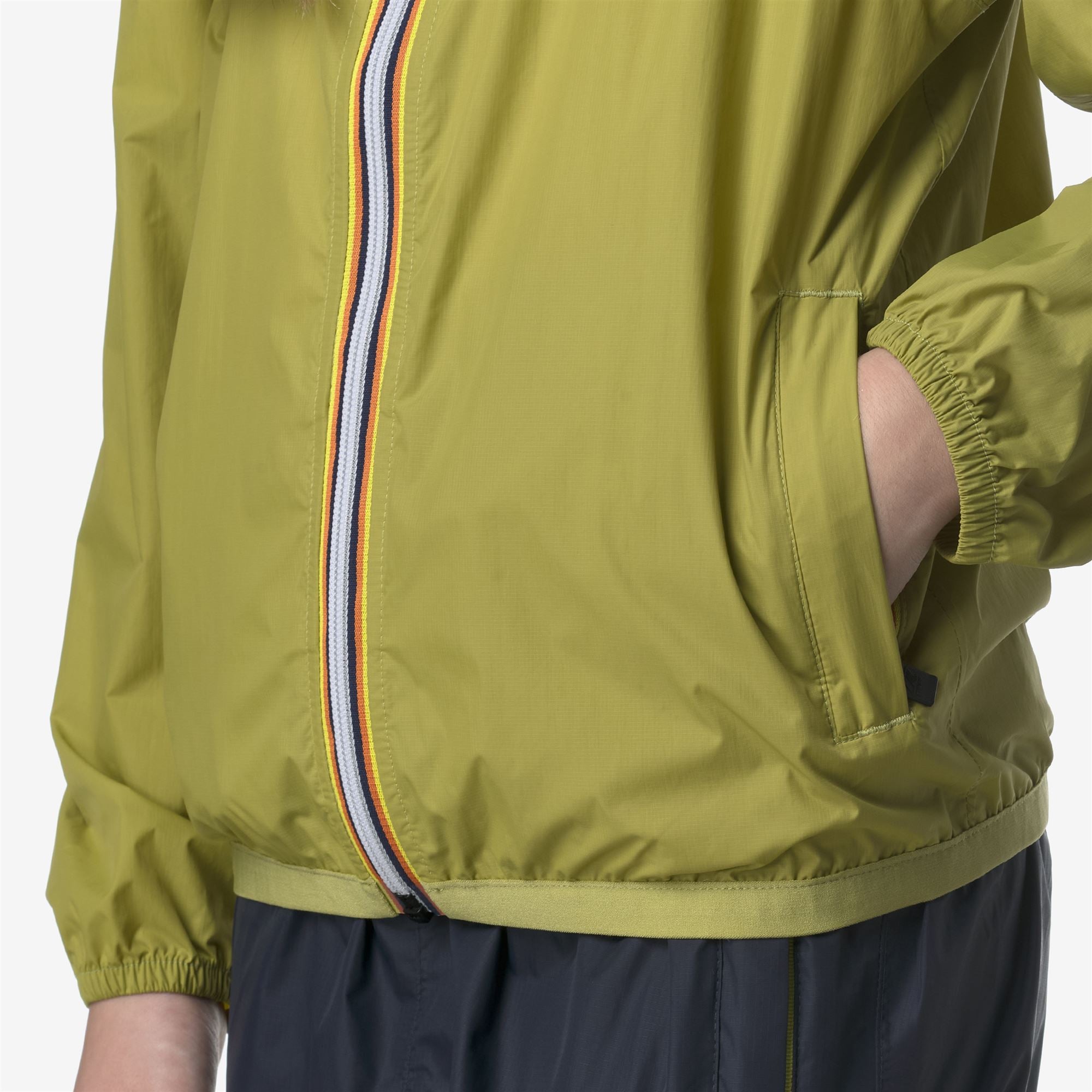 k-way-le-vrai-4-0-claude-veste-mi-longue-enfant-unisexe-green-moss image 4
