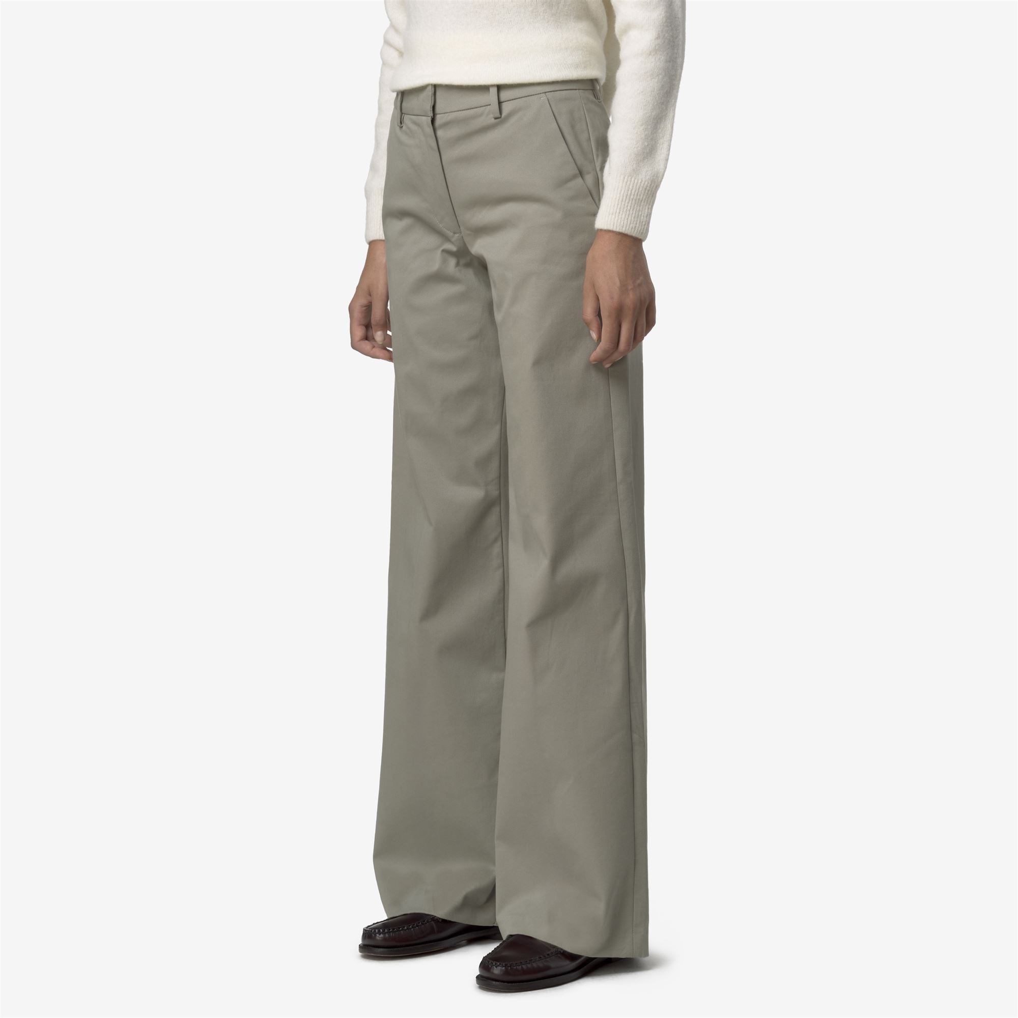 k-way-tyanne-twill-tech-peach-chino-femme-green-oak image 2