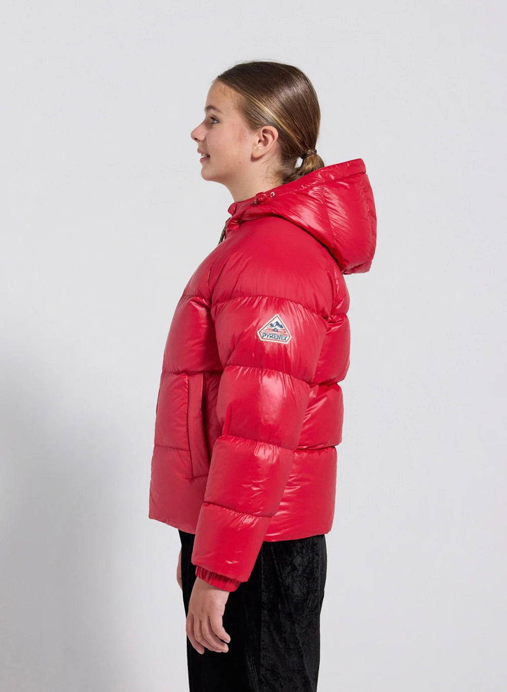 pyrenex-sten-doudoune-capuche-enfant-rouge image 6