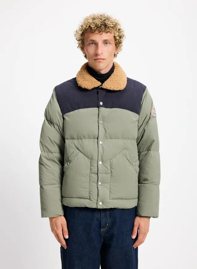 pyrenex-fiery-doudoune-hiver-aviateur-khaki-unisexe image 1