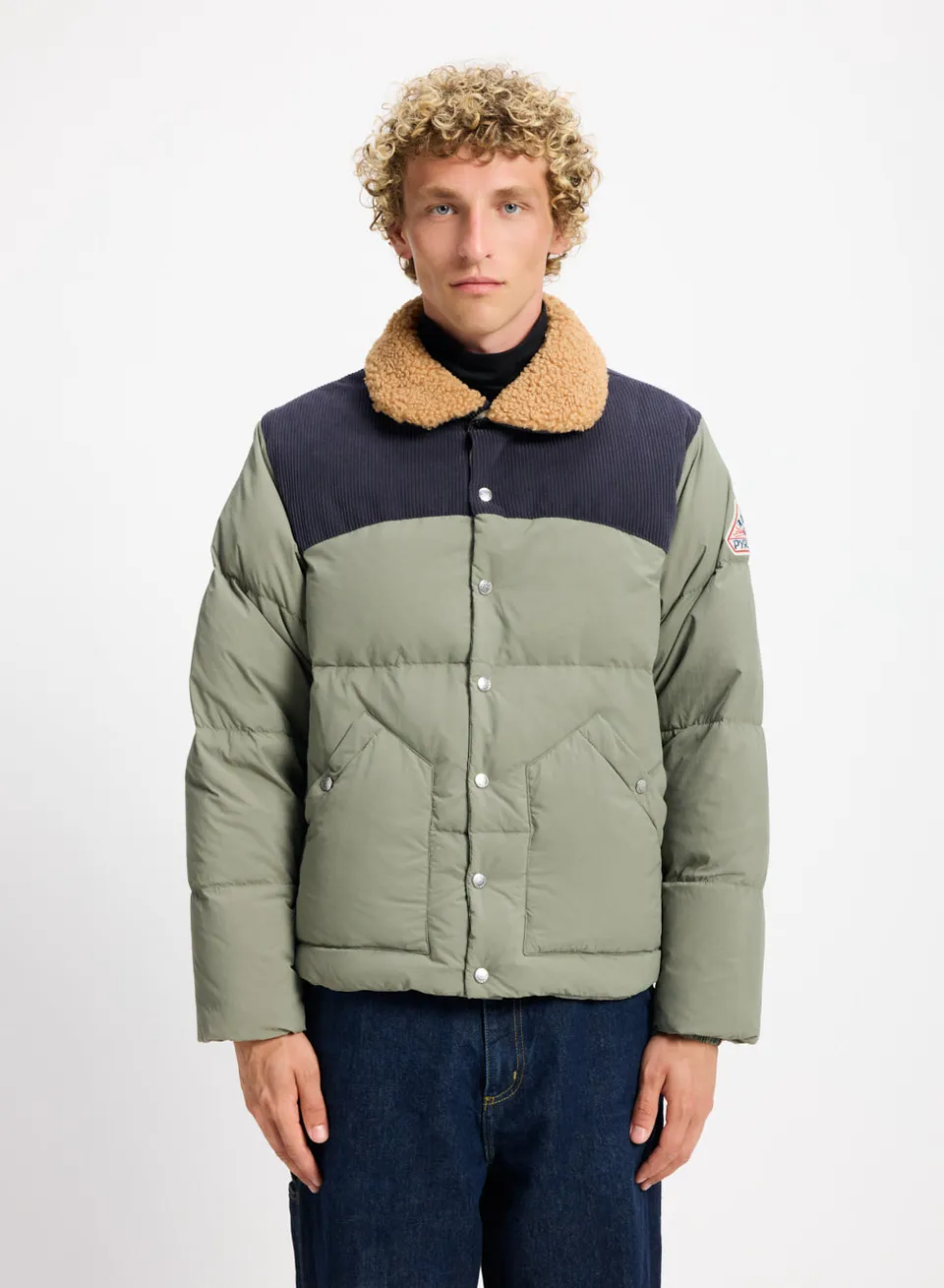 pyrenex-fiery-doudoune-hiver-aviateur-khaki-unisexe image 1