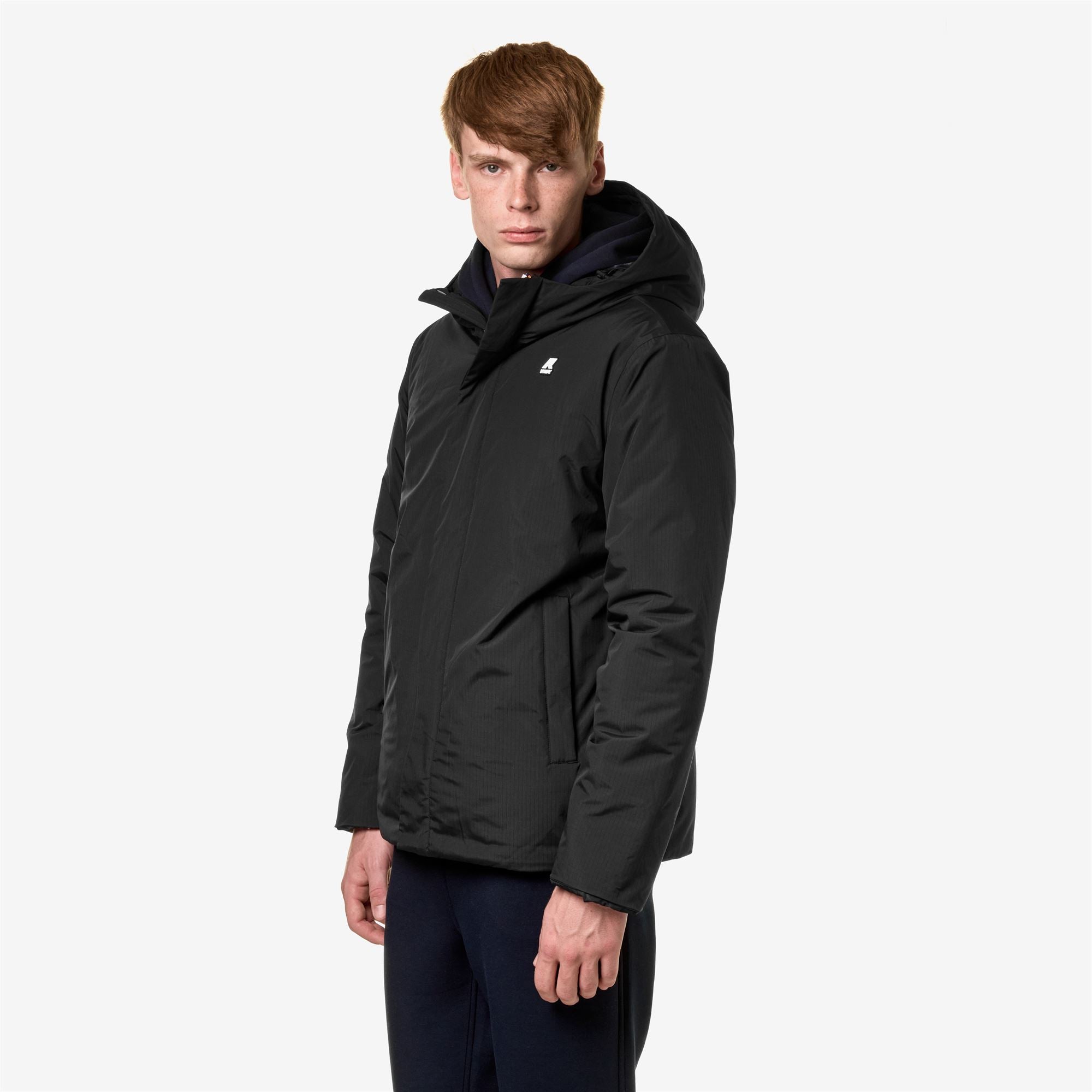 k-way-jack-ripstop-marmotta-veste-courte-homme-black-p-blue-a image 2